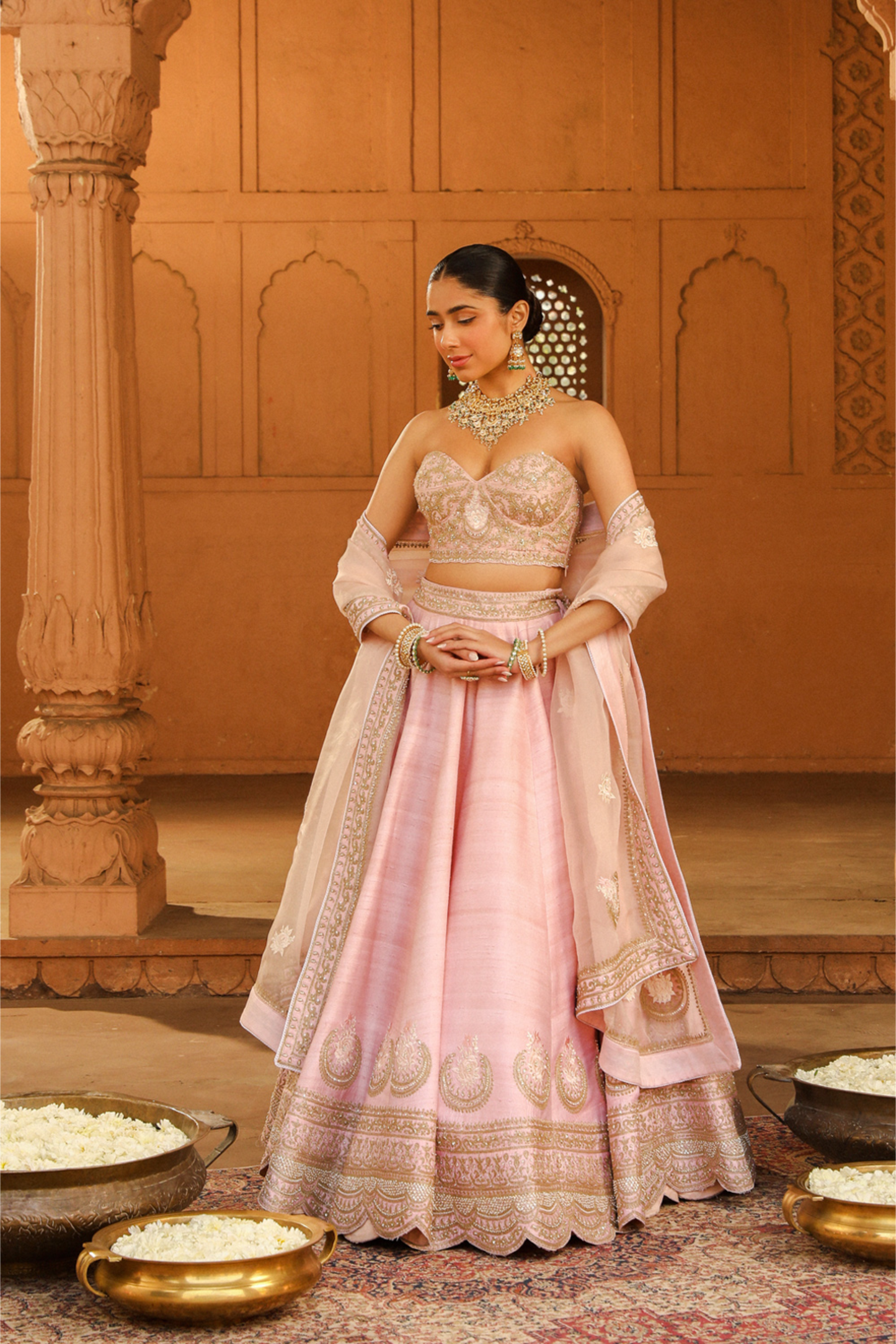 Razana Blush Pink Lehenga Set