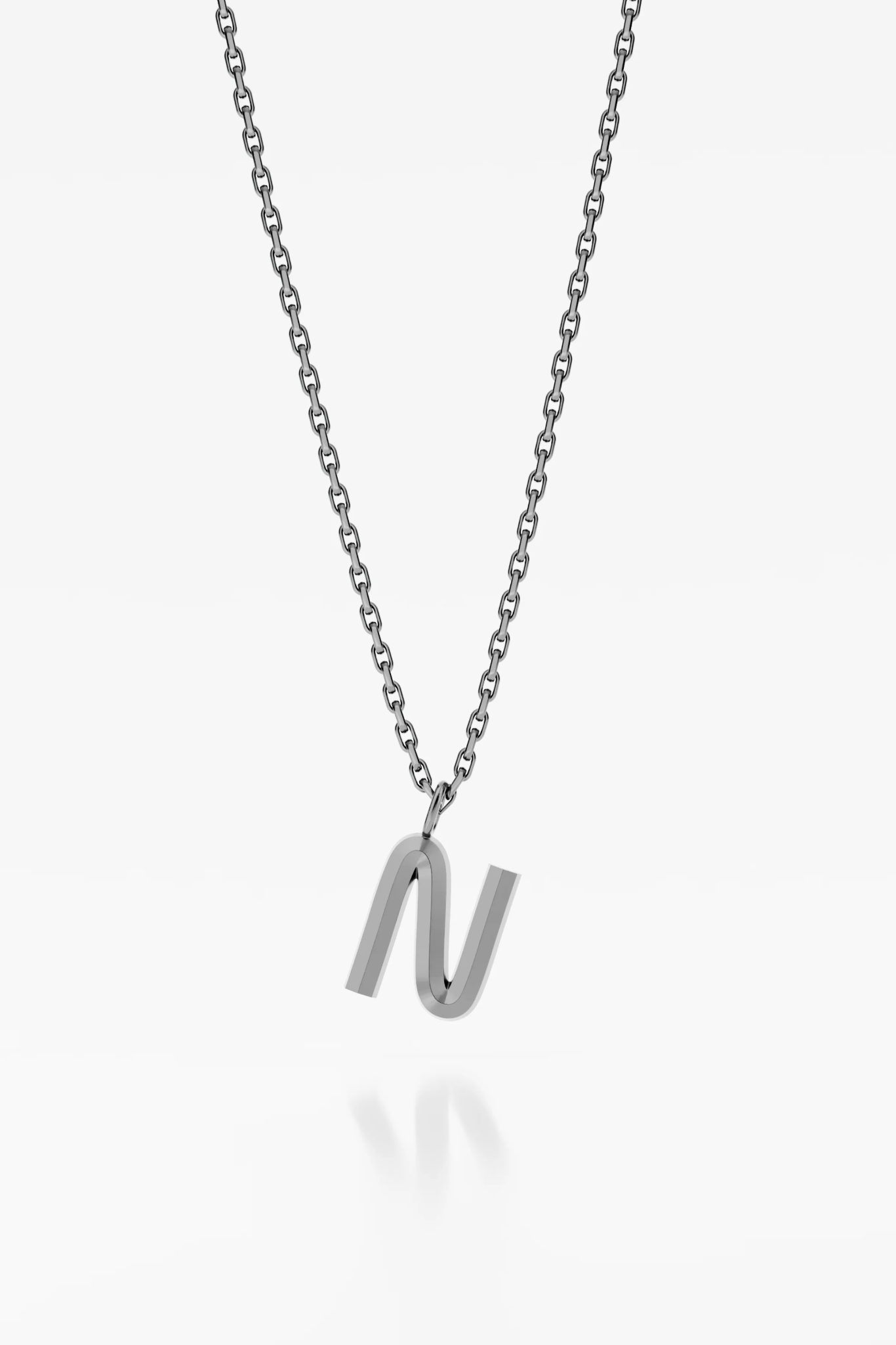 Bold Letter Necklace - N