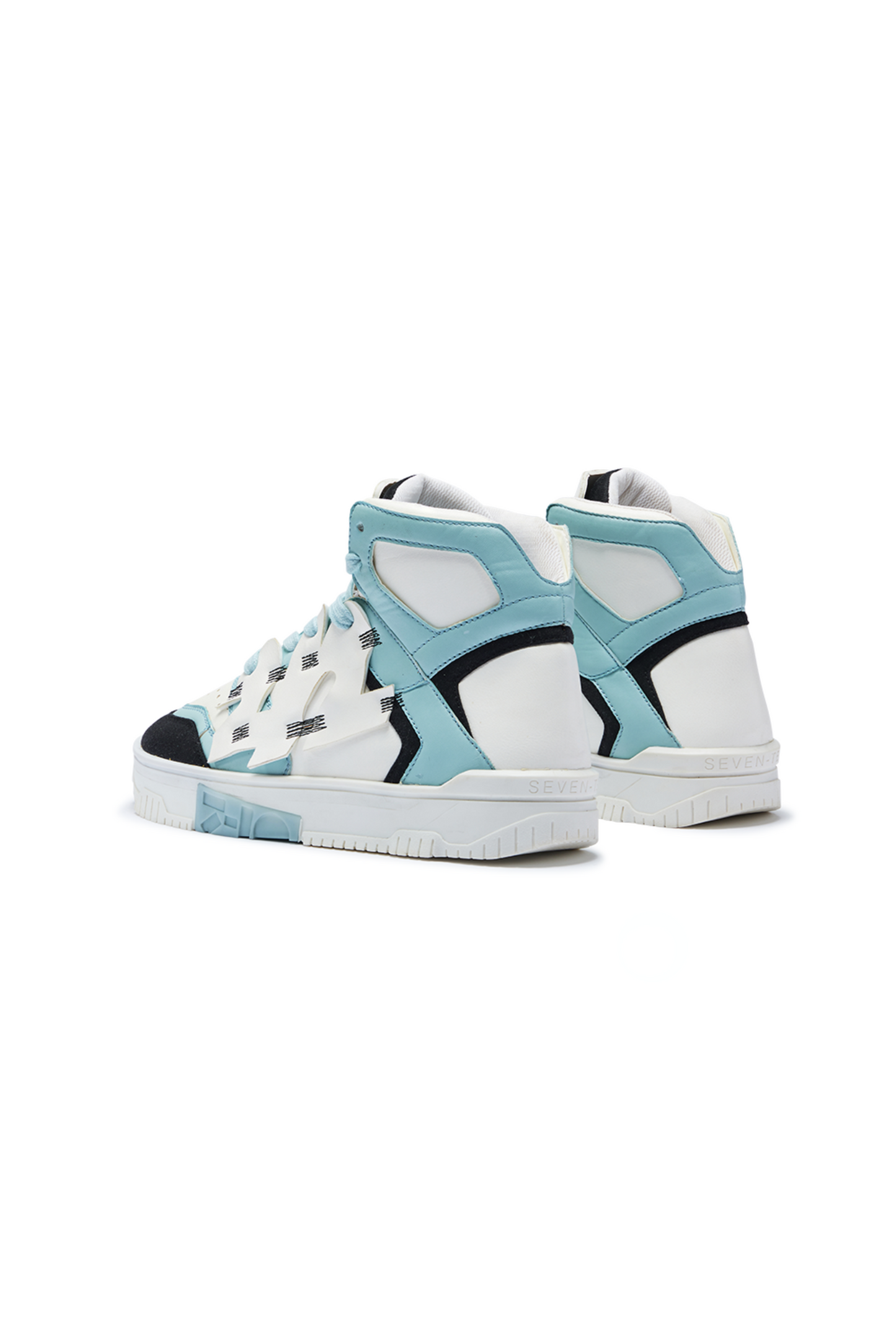 736 Cloud White High-Top Sneakers