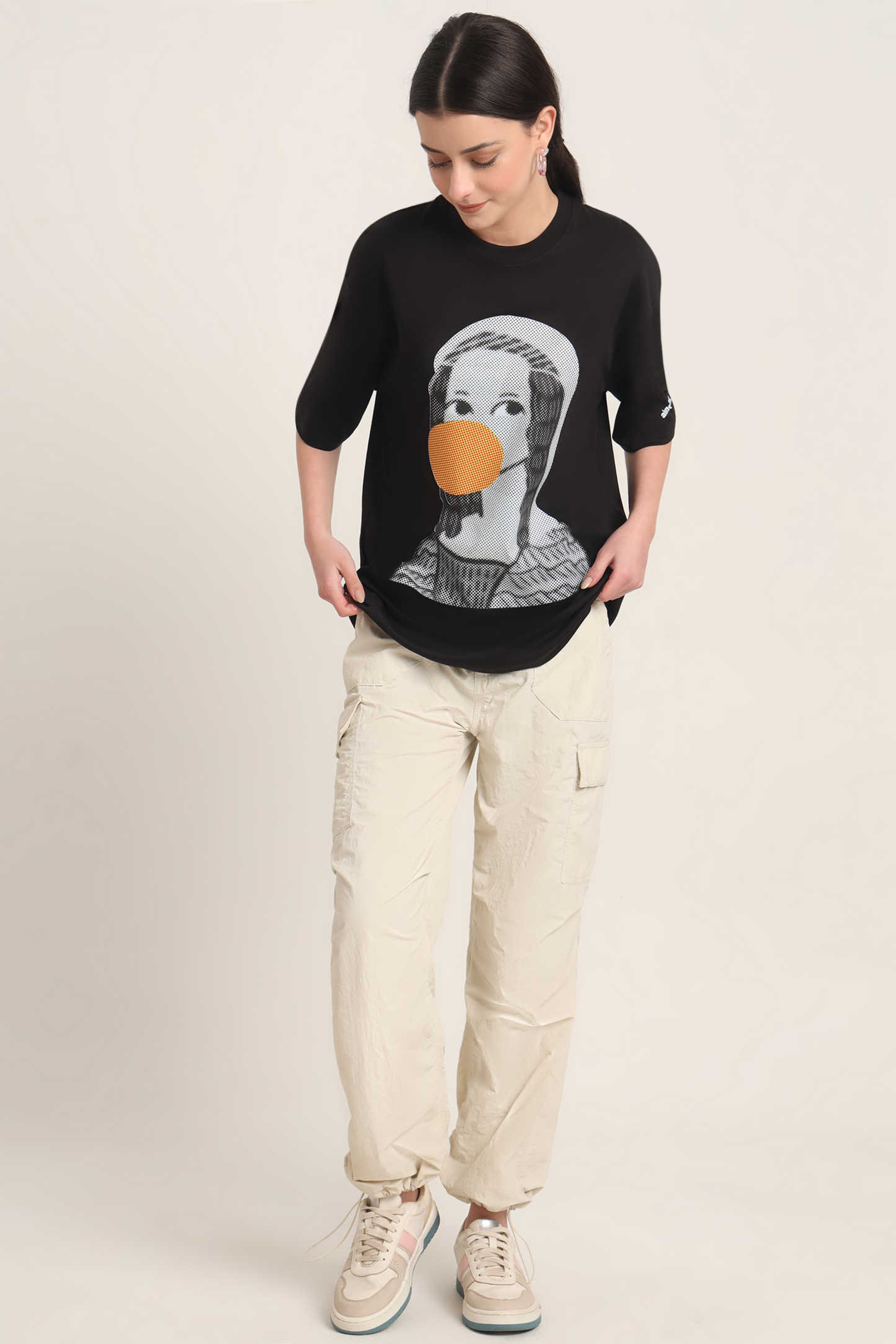 Monalisa-Mono Oversized Unisex T-shirt