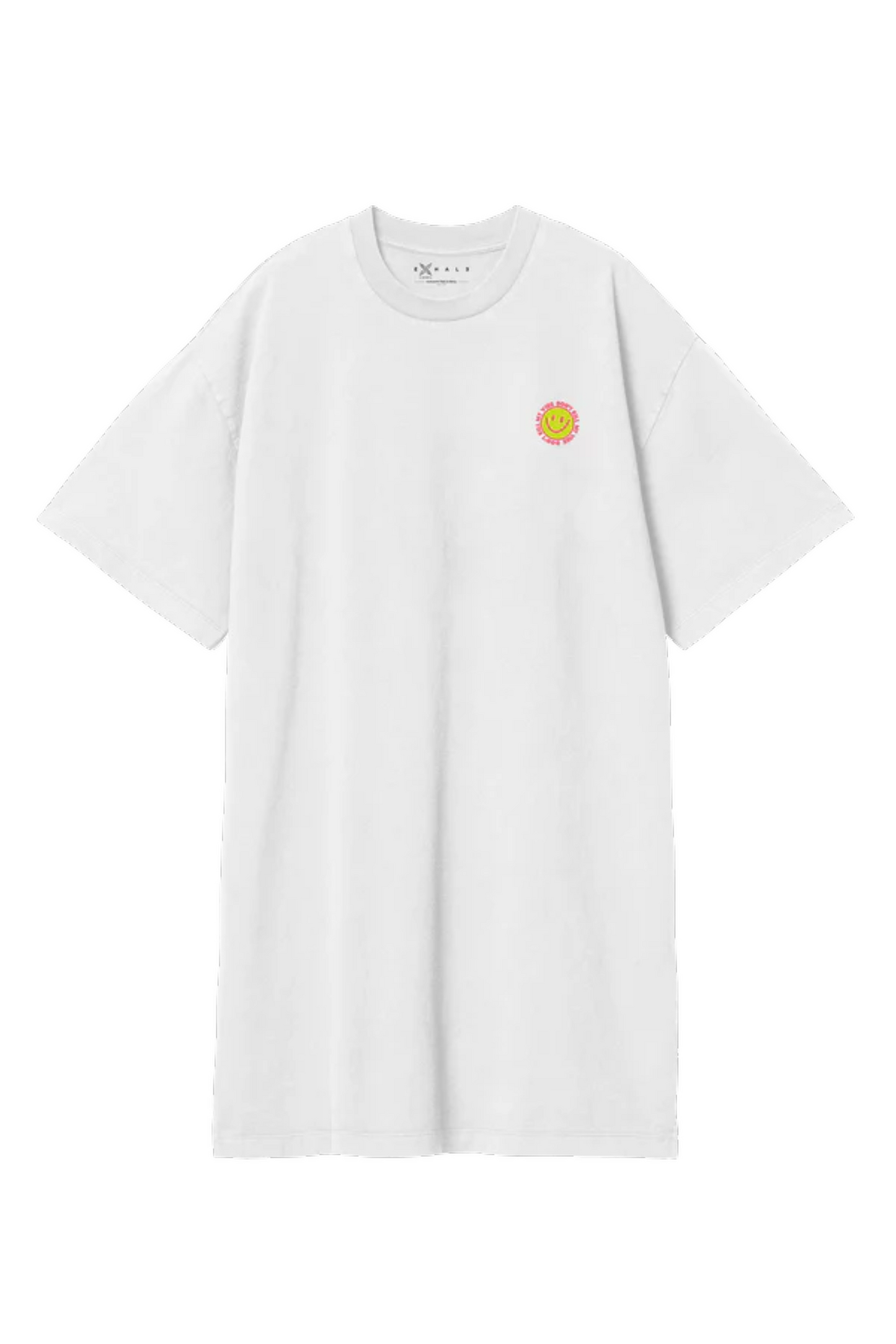 The Vibe T-Dress - White