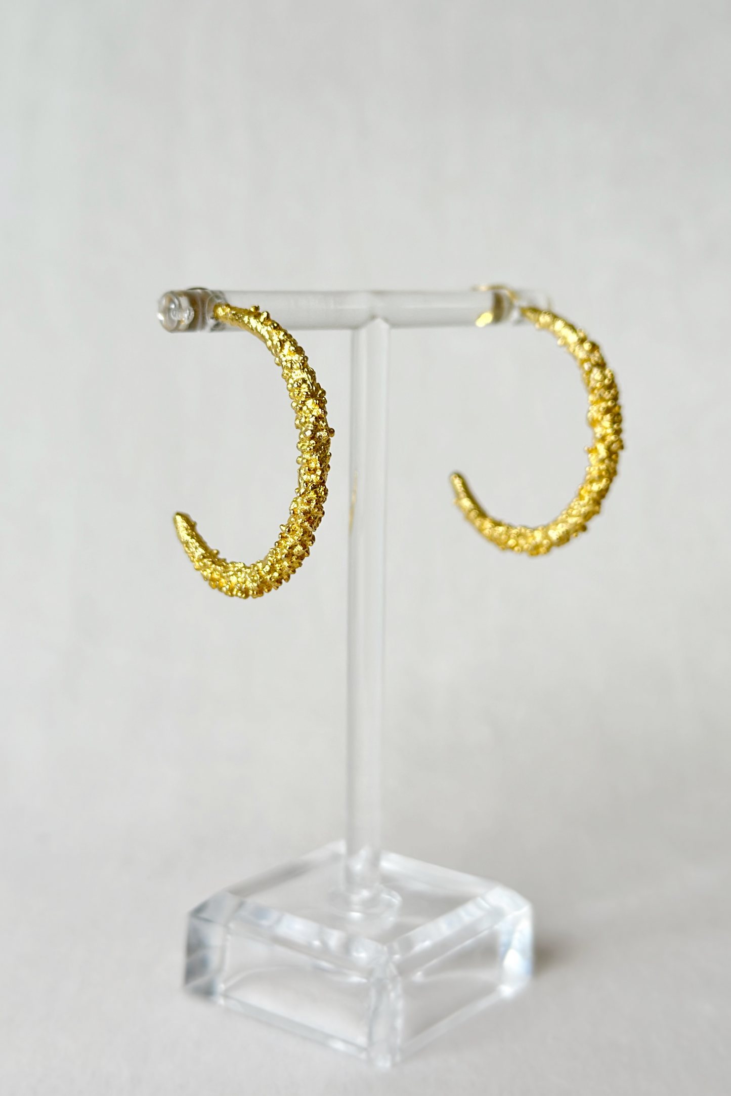 Half Moon Hoops Gold