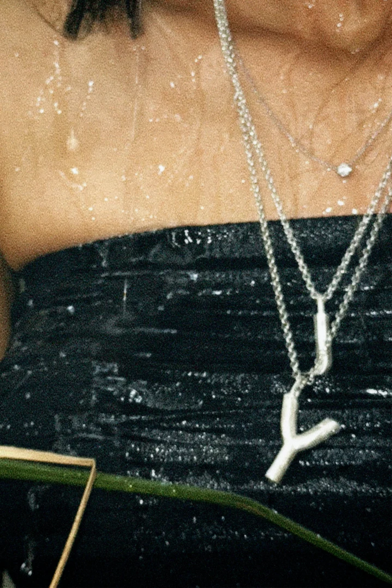 Bold Letter Necklace - Y