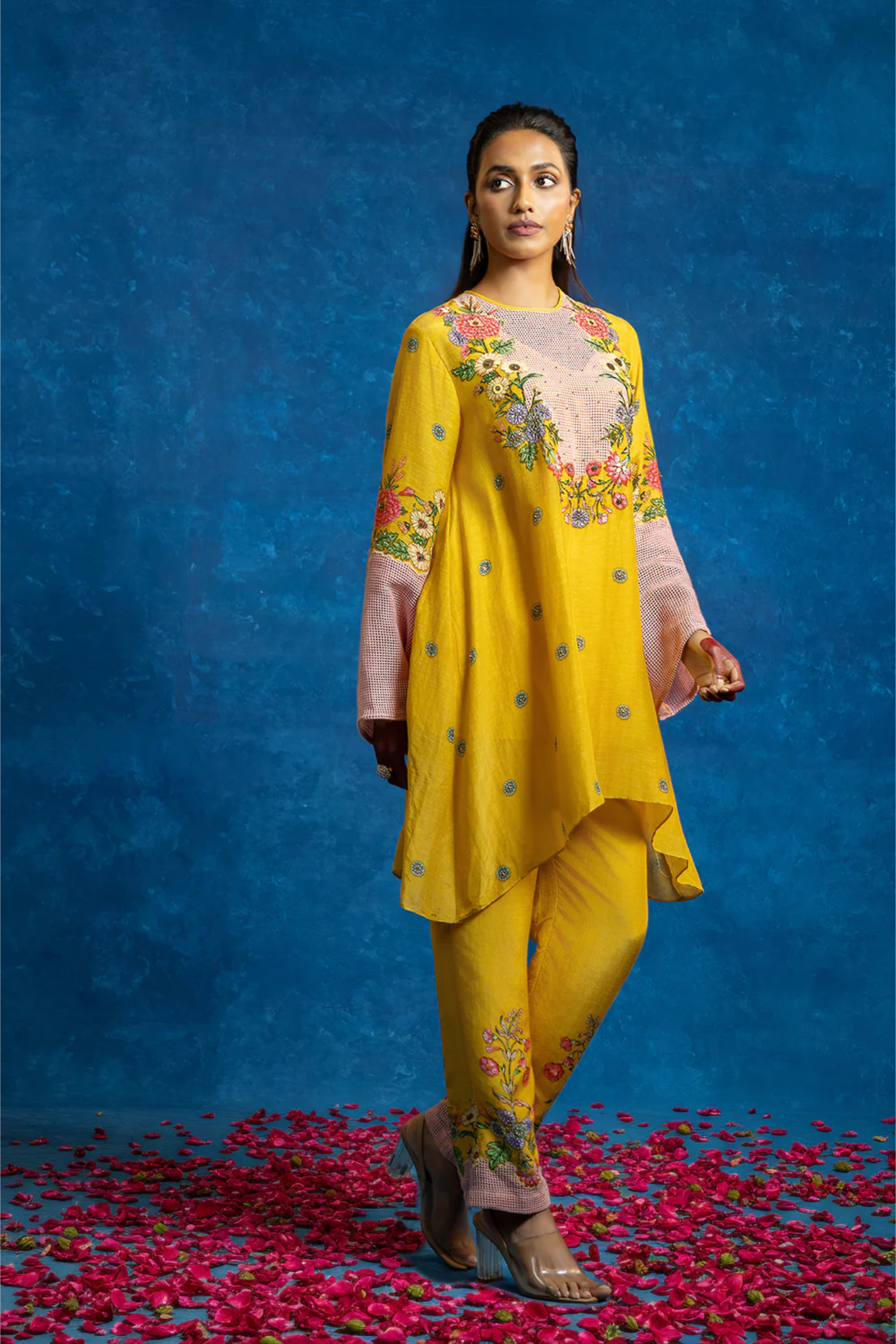 Baghira Appiqued Kurta set