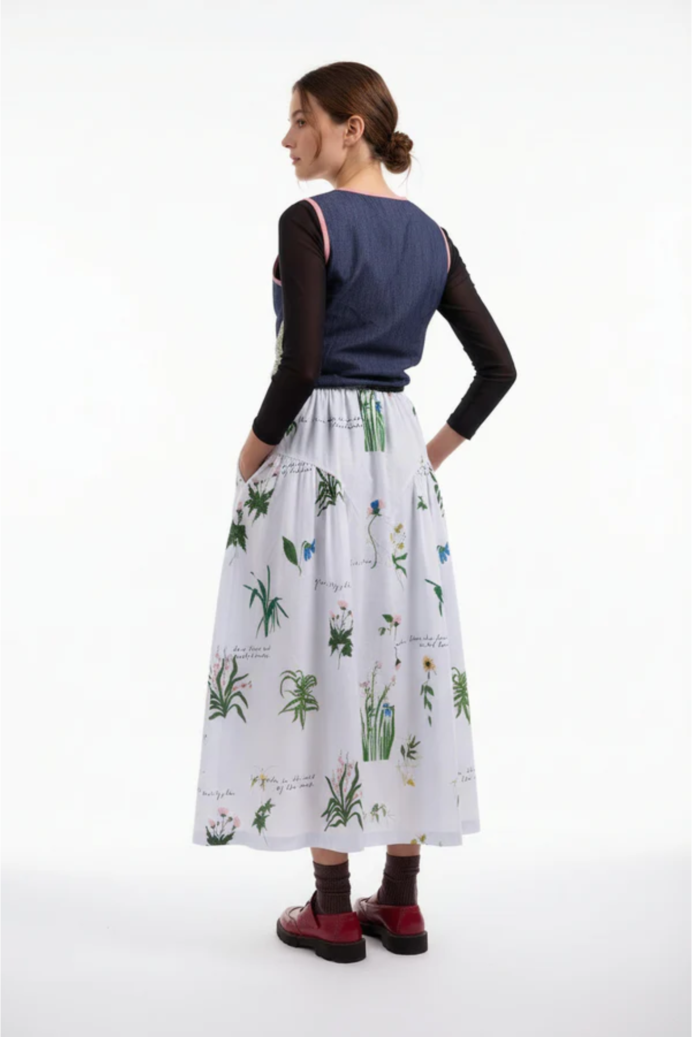 VELORA PRINTED SKIRT