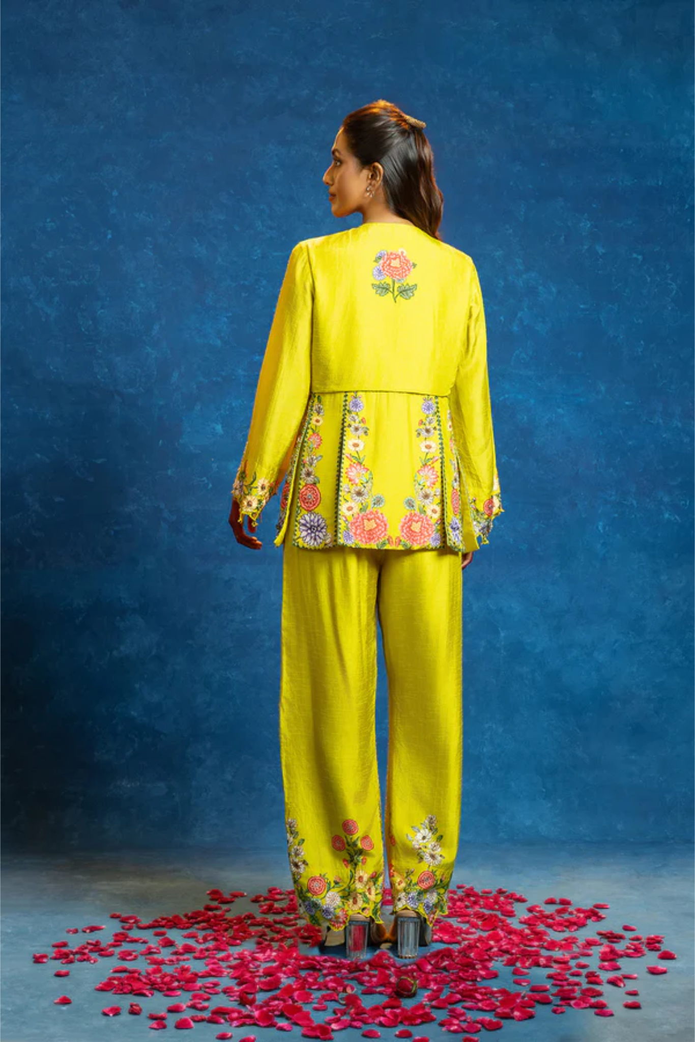 Baghira embellished panelled pant set