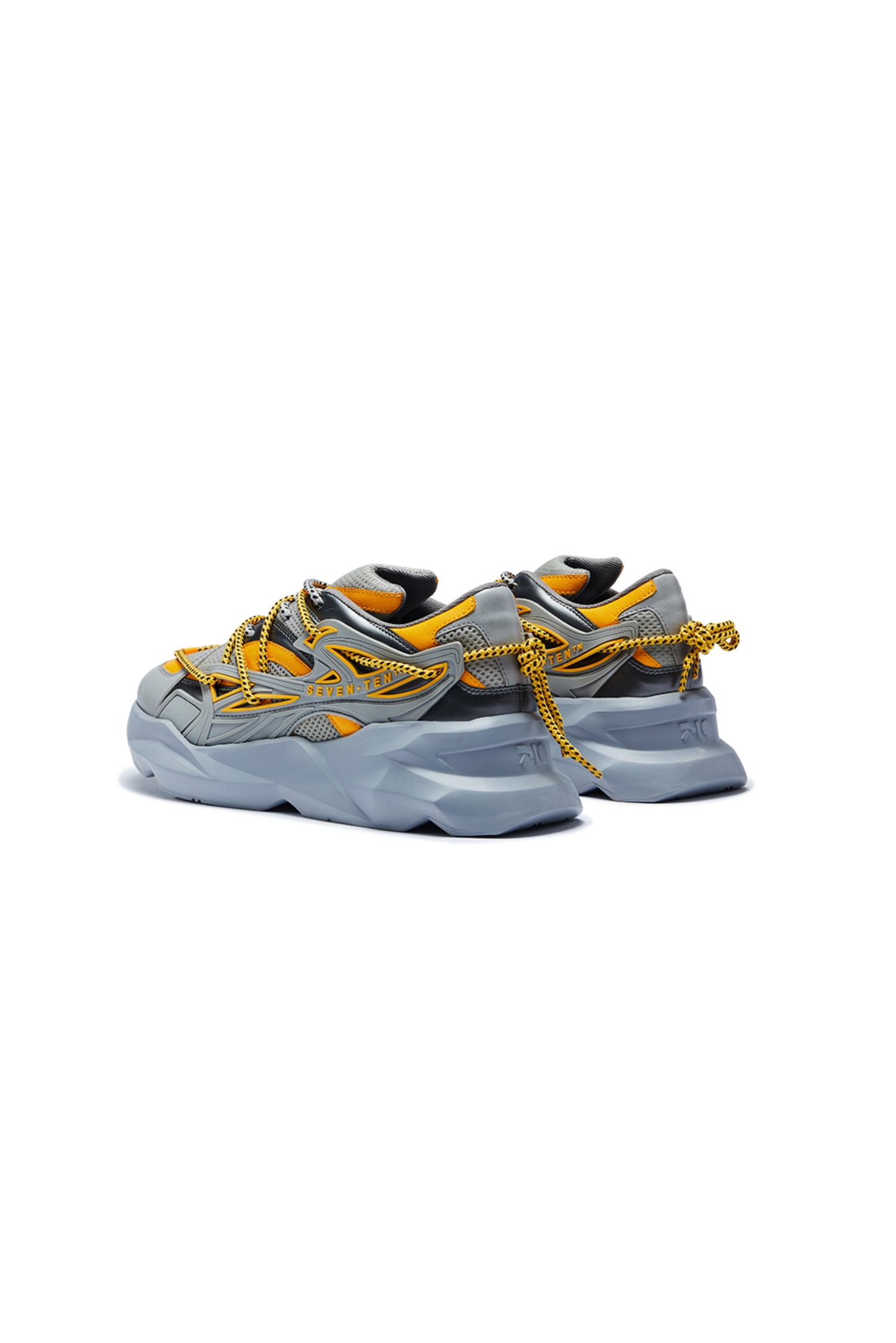 742 Canary Yellow Low-Top Chunky Sneakers