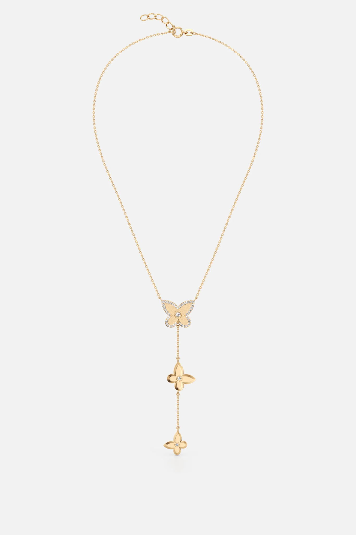 Butterfly Lariat Necklace