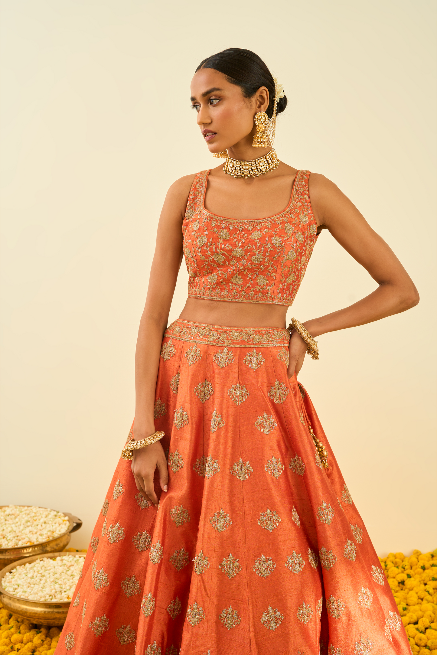 Mahira Lehenga with Blouse and Dupatta