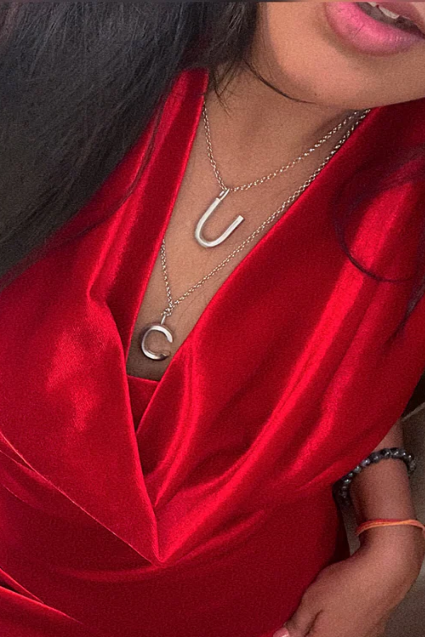 Bold Letter Necklace - C