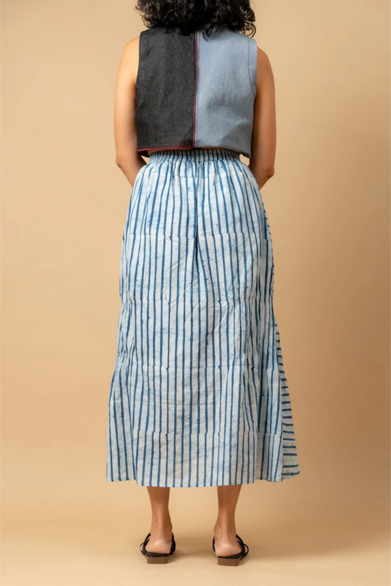 LIZZY BATIK STRIPES SKIRT