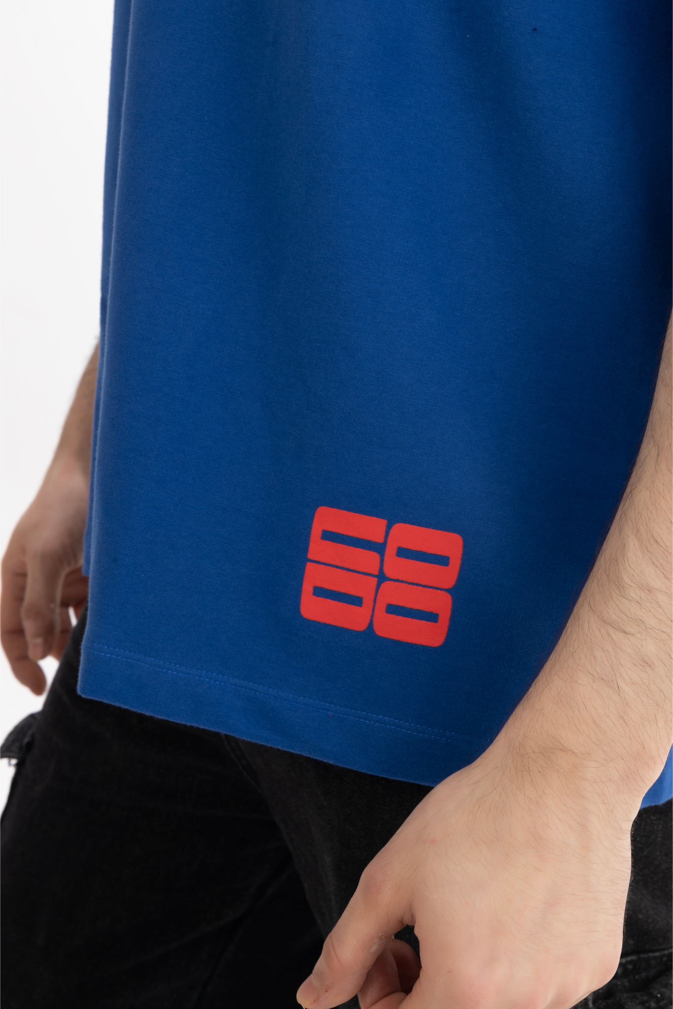 Not New York, Mumbai City Oversized Royal Blue Unisex T-Shirt