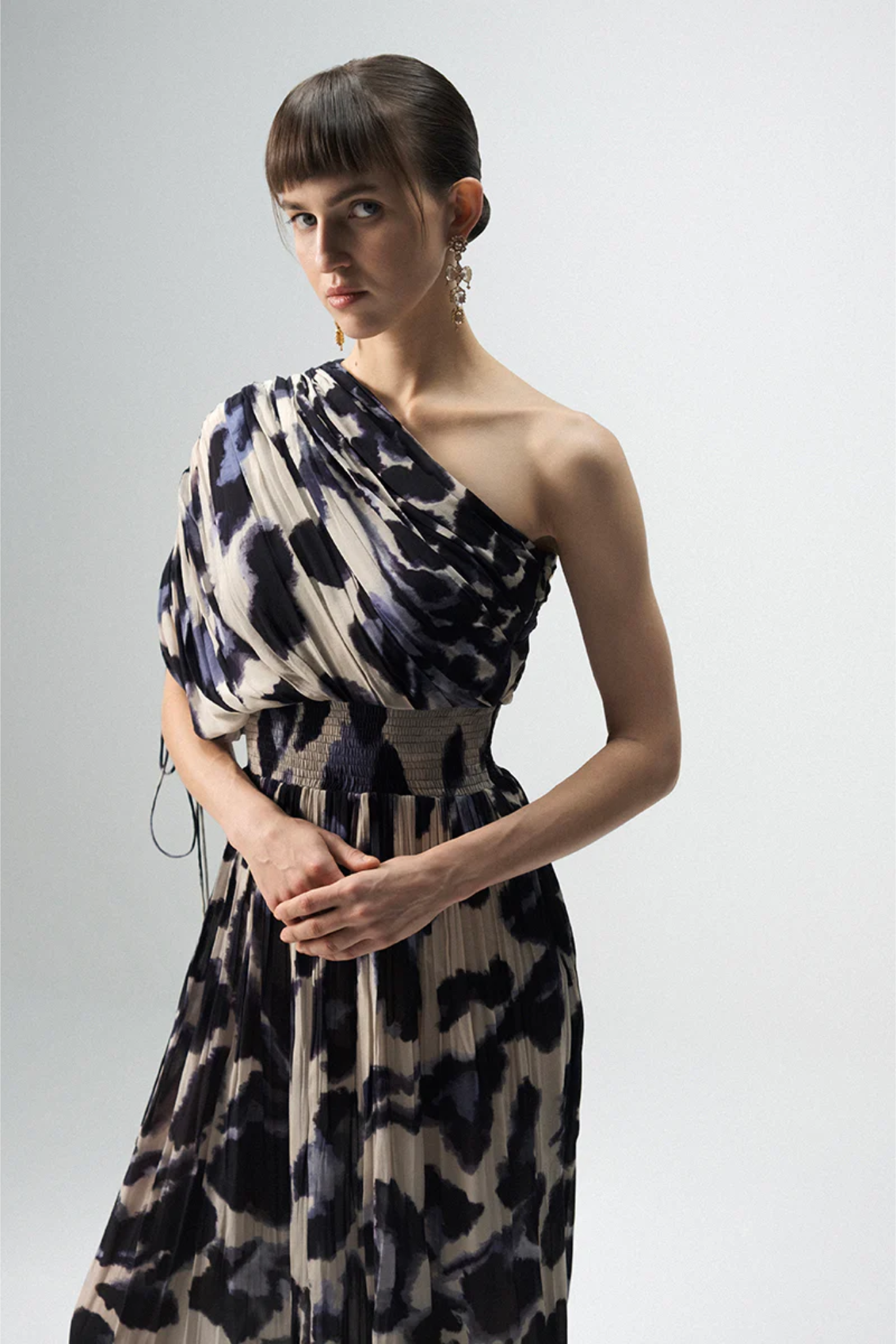 SAMBURU ONE SHOULDER DRESS