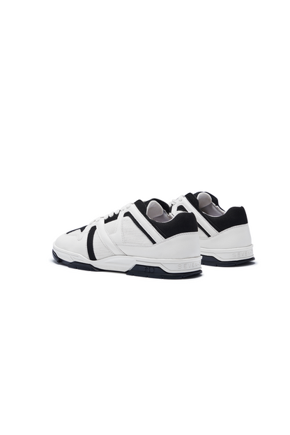 731 Black & White Dice Low-Top Sneakers