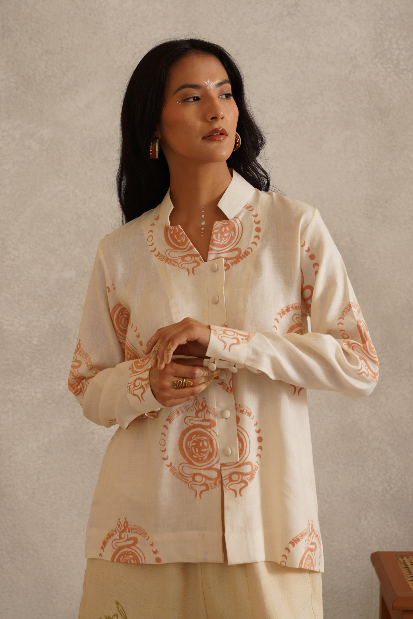 Anchor Shirt - Off - white