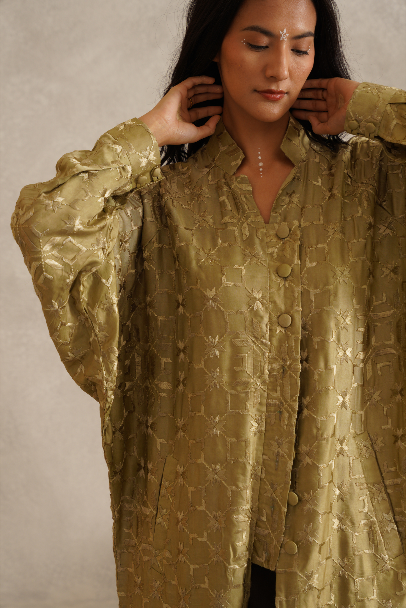 Embrace cape - Olive Green