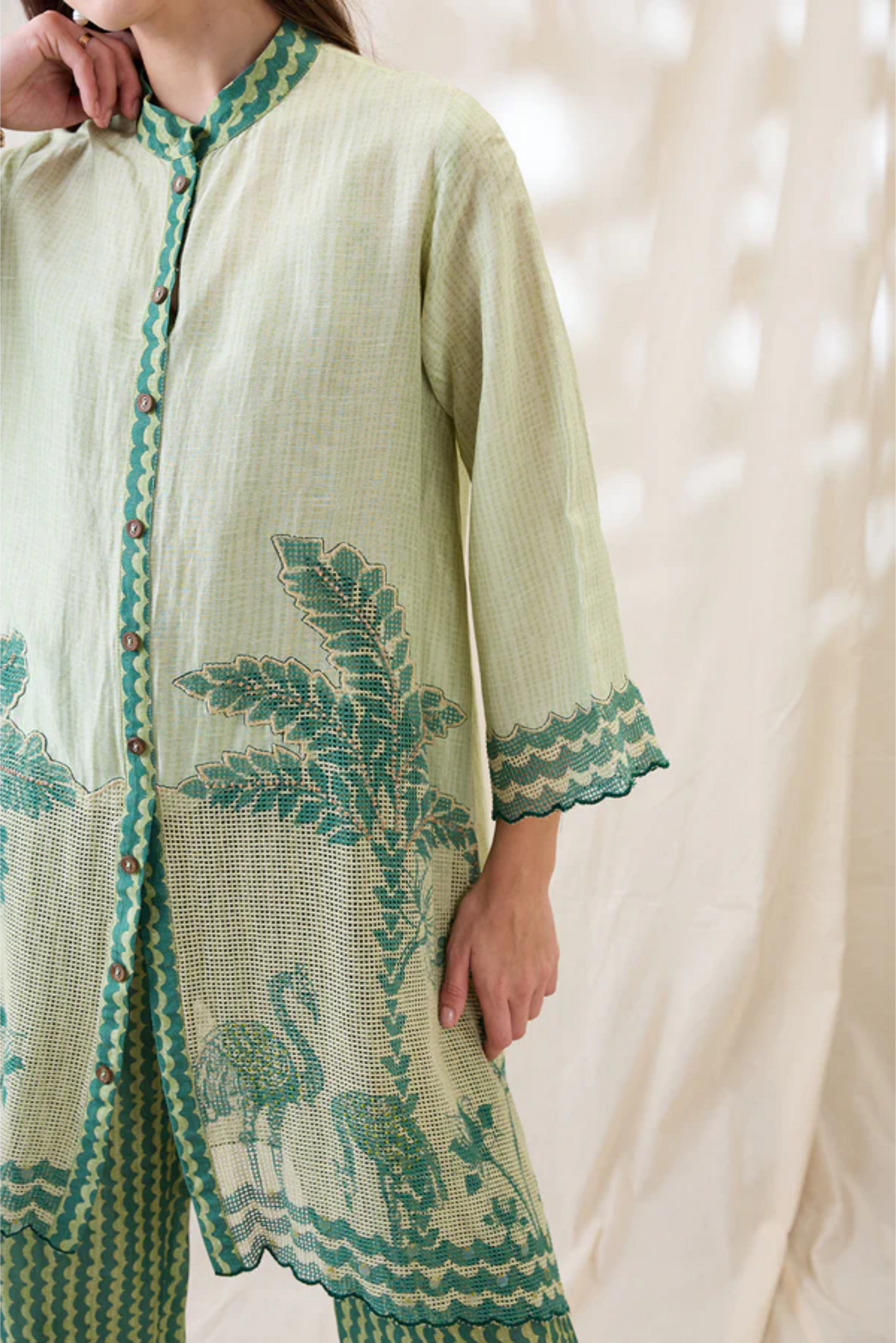 Noorani Embellished kurta set