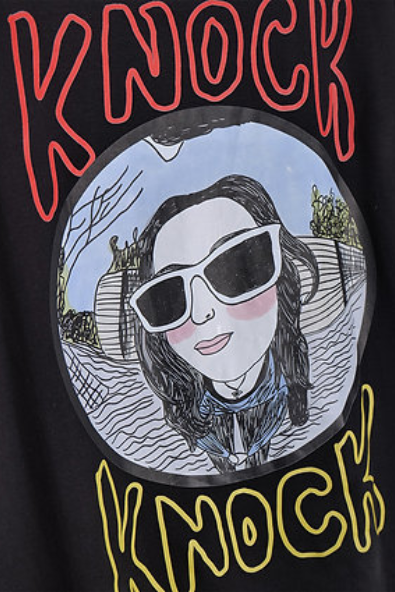 Knock Knock | Oversized Aesthetic T-shirt