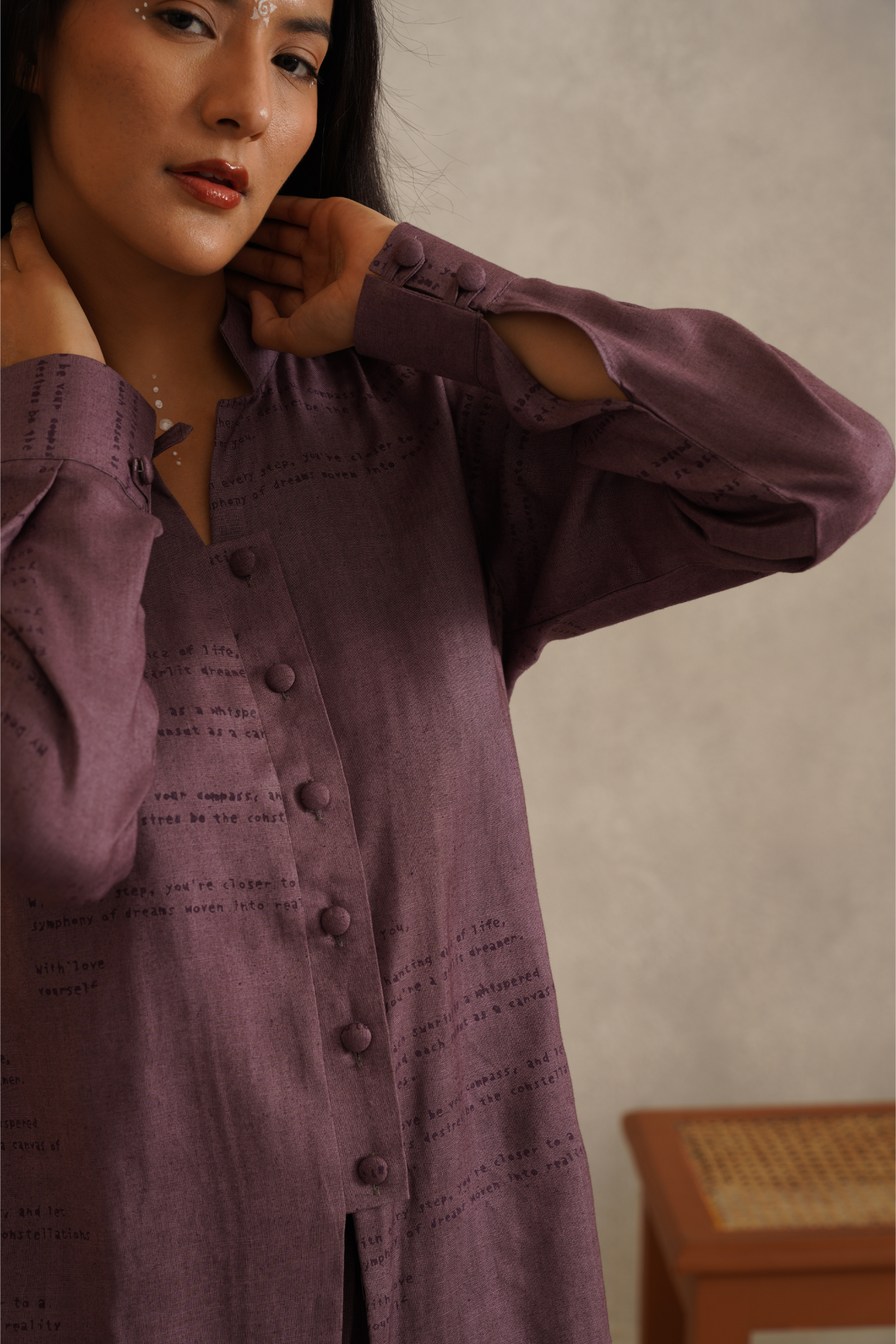 Anchor Shirt - Purple