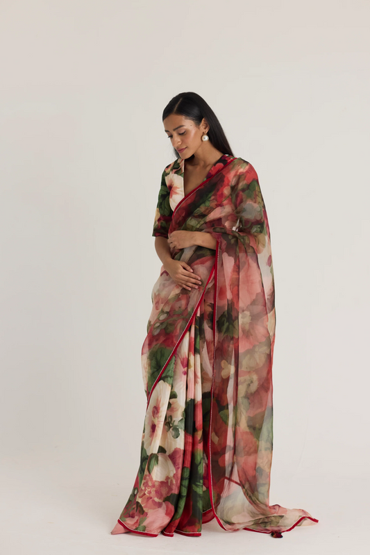 Scarlett Silk Organza Saree