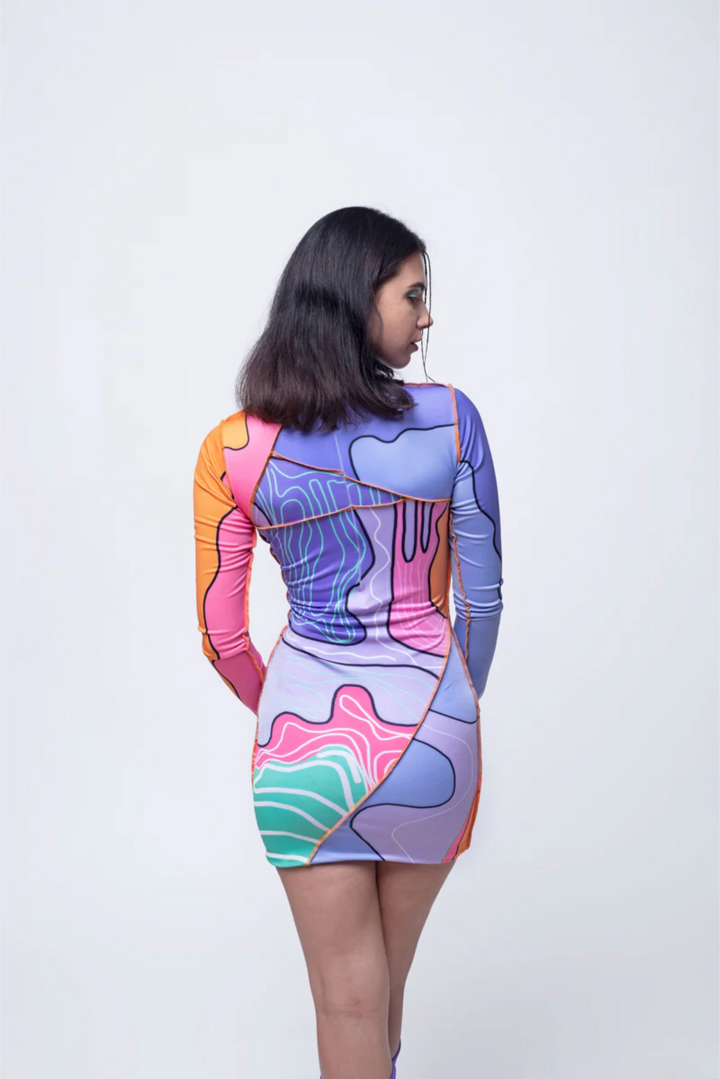 DRUNK IN SPACE  BODYCON DRESS