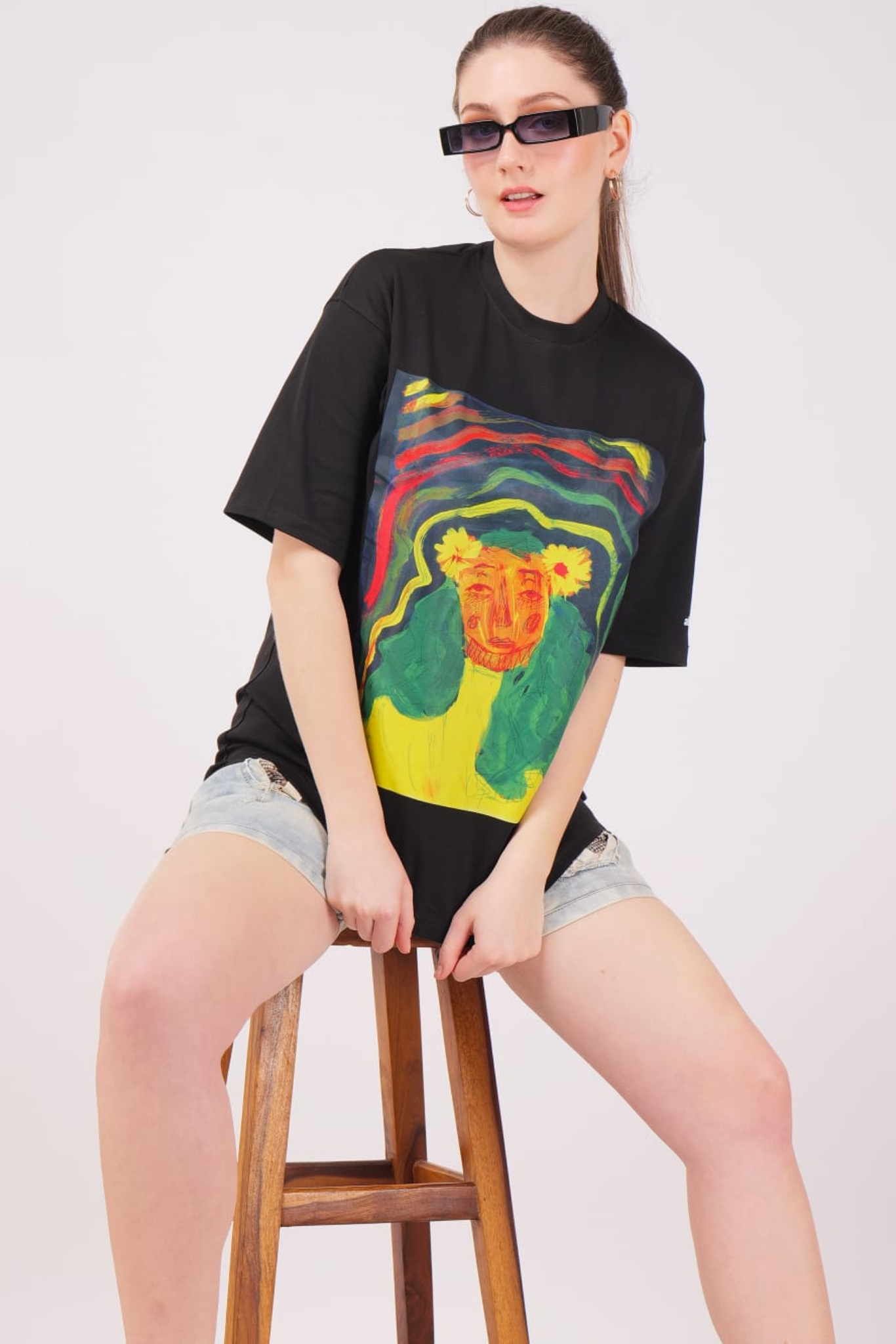 Straight Outta Gallery | Oversized Aesthetic T-shirt