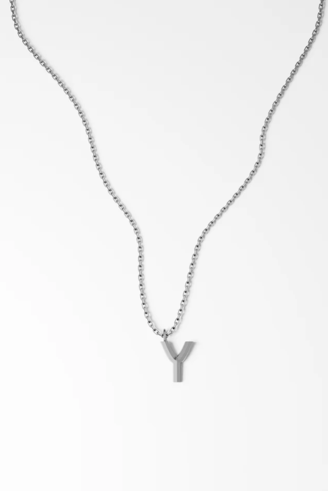 Bold Letter Necklace - Y