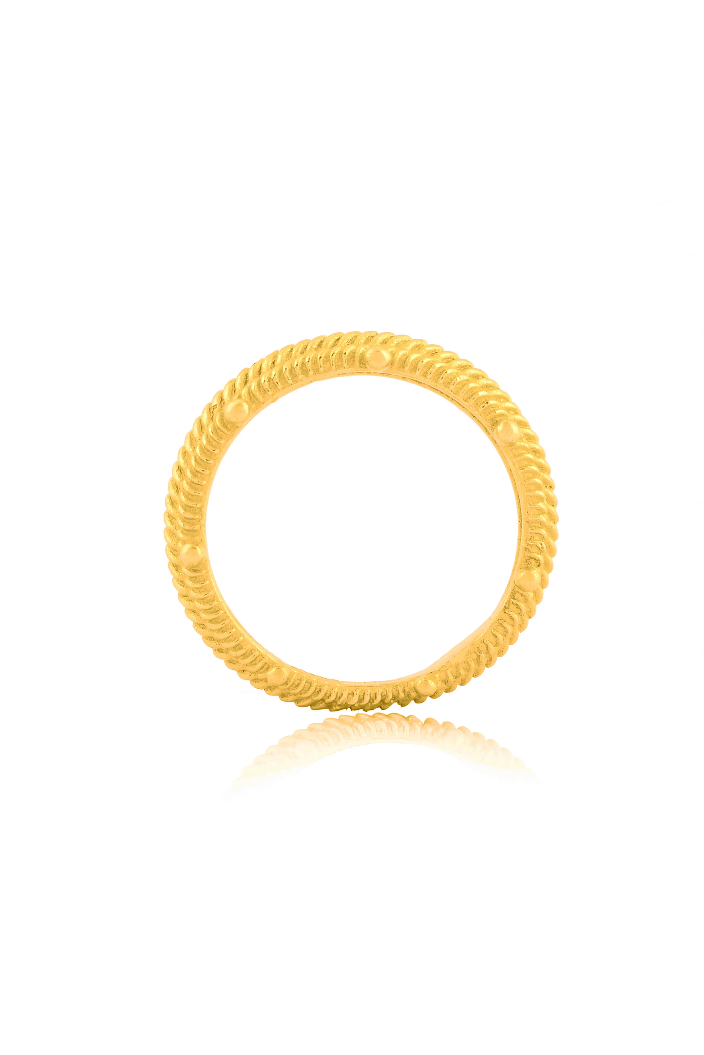 Dotted Carved Ring