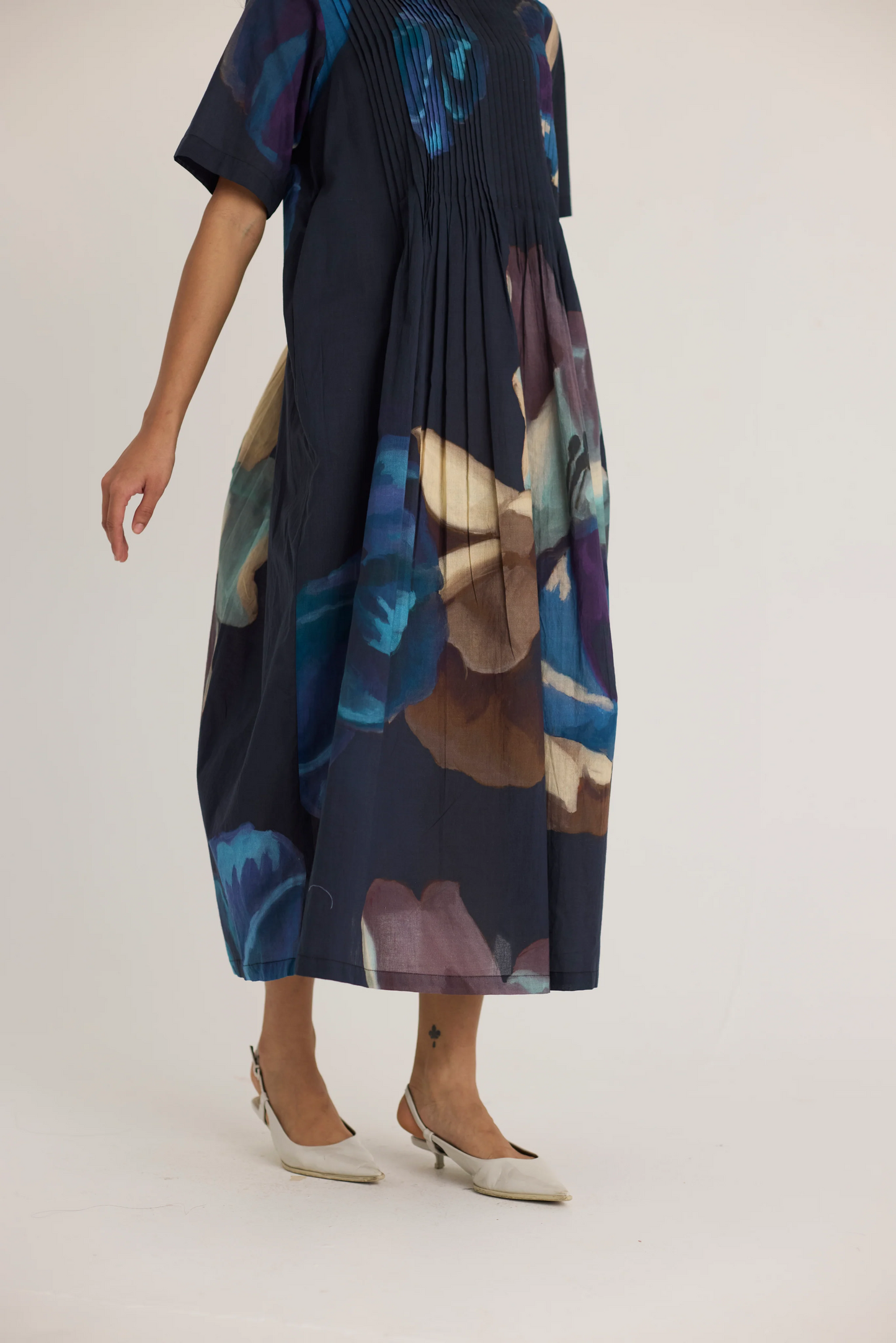 Rocco Pintucks Dress