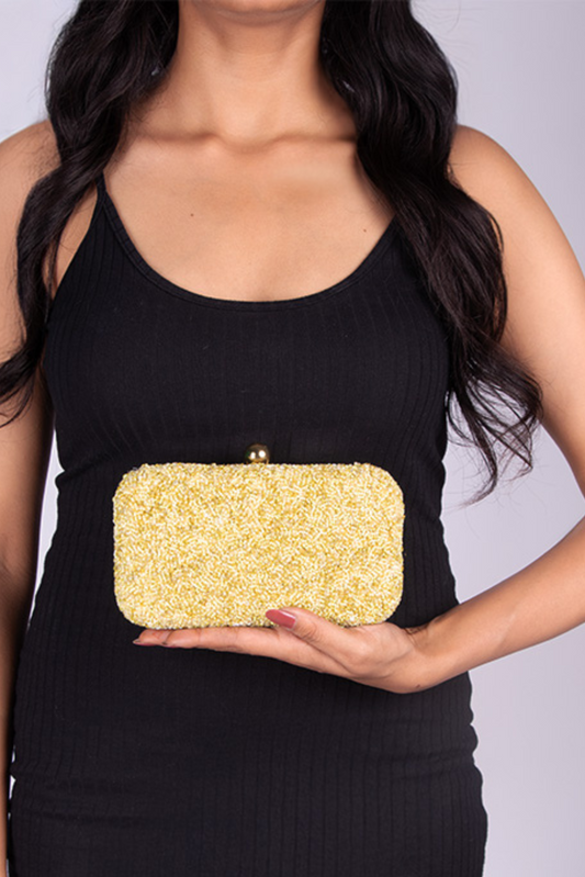 Glistening day clutch