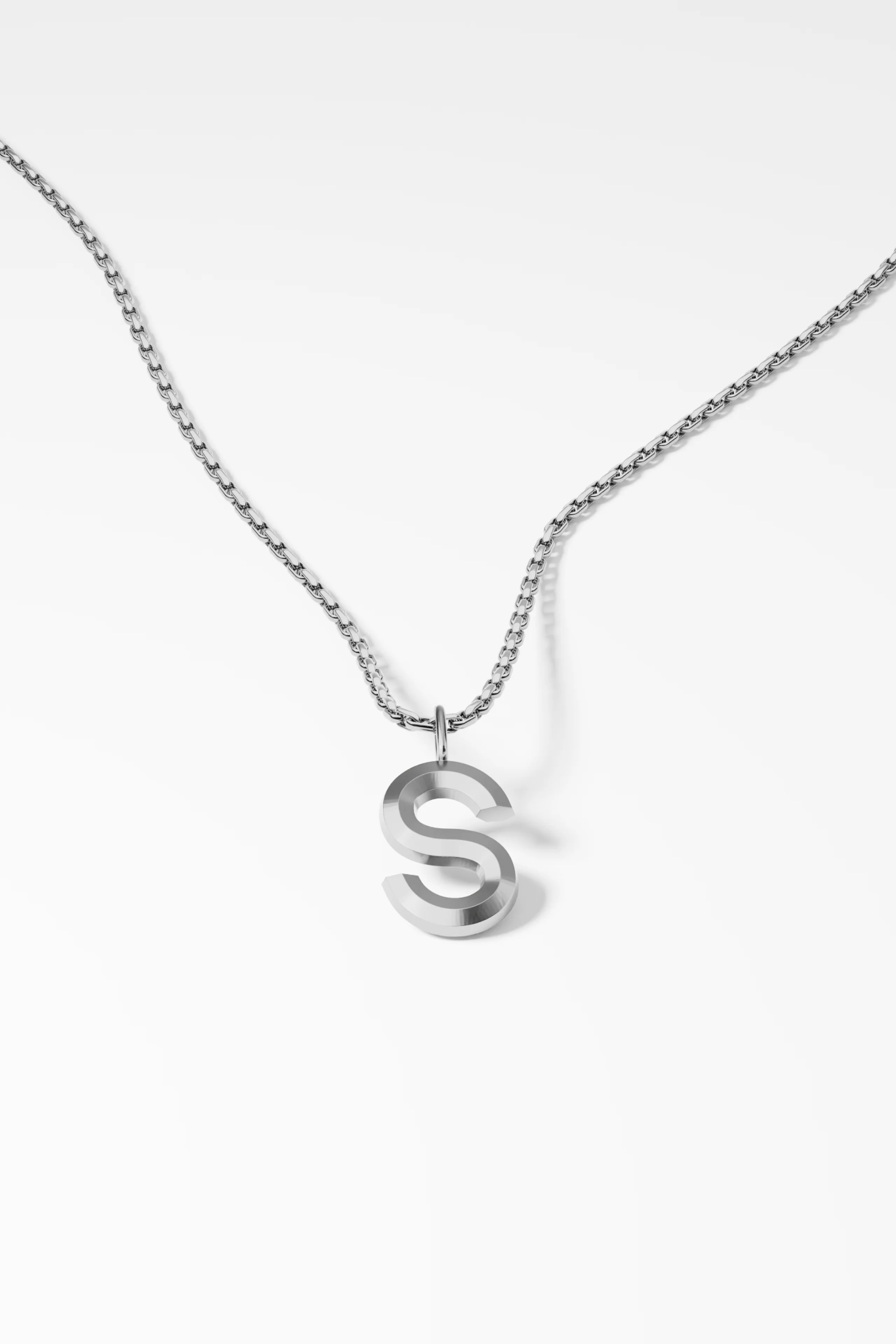 Bold Letter Necklace - S