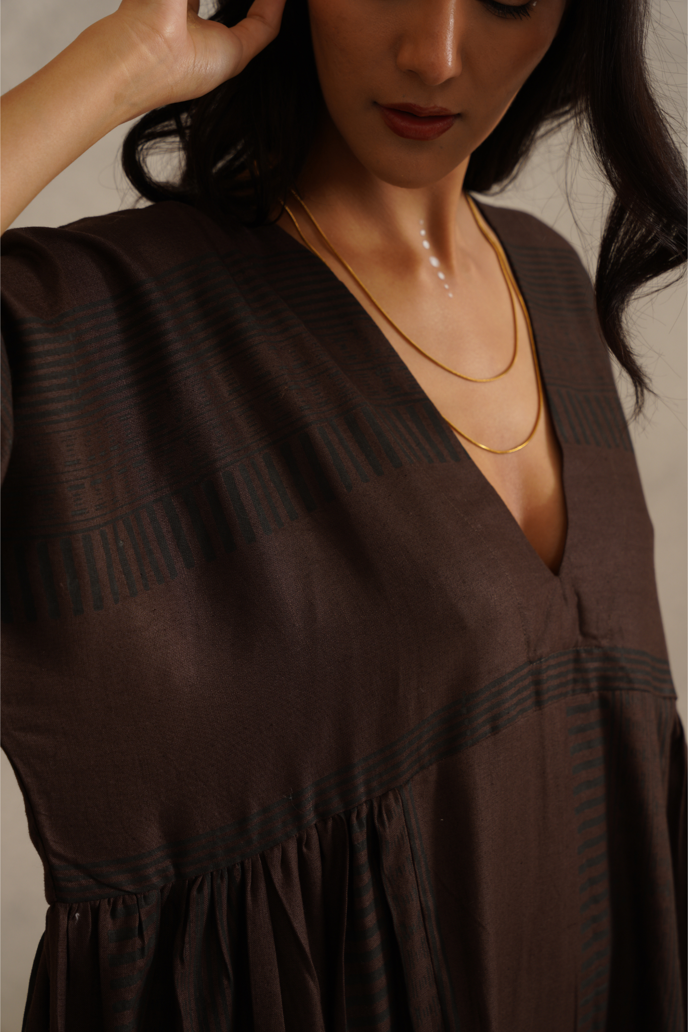 Harmony Dress - Brown