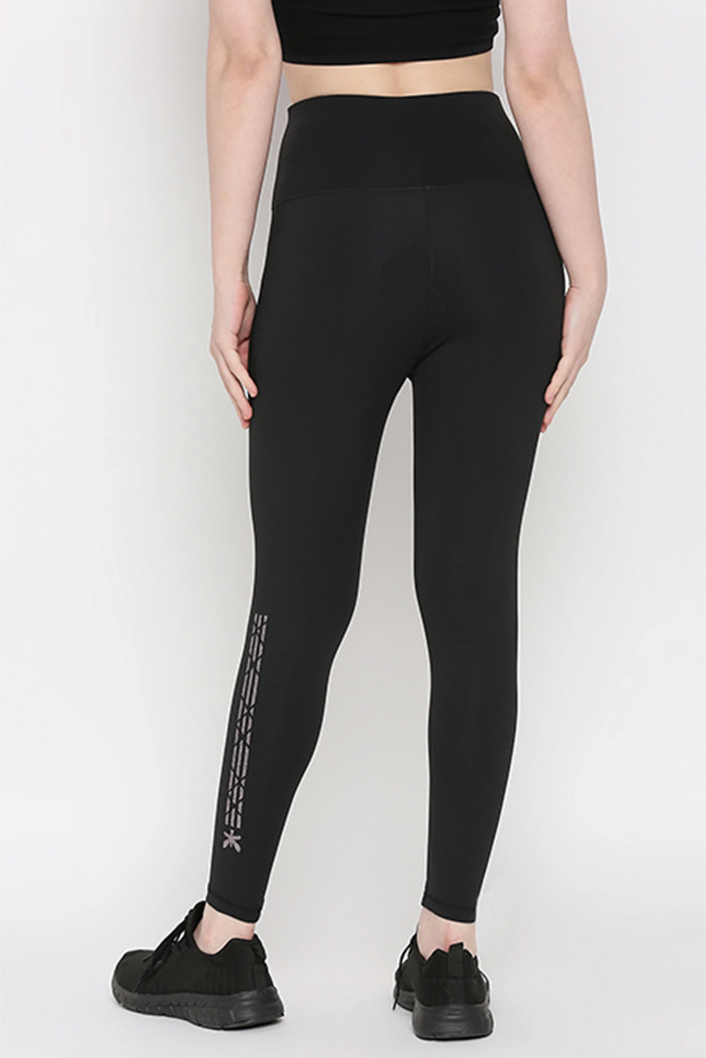 Tuna Active Black Leggings With Print