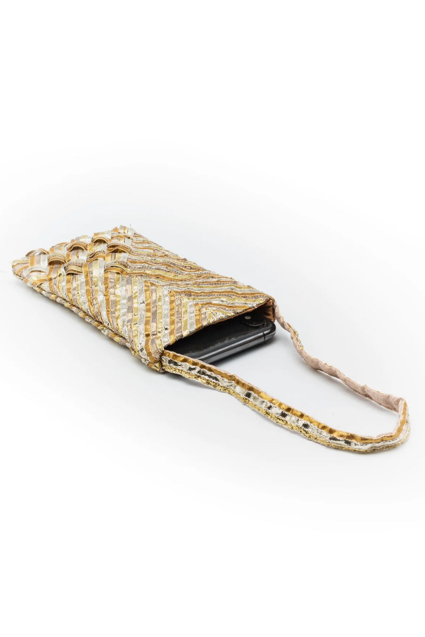 Gold Flake Mobile Pouch