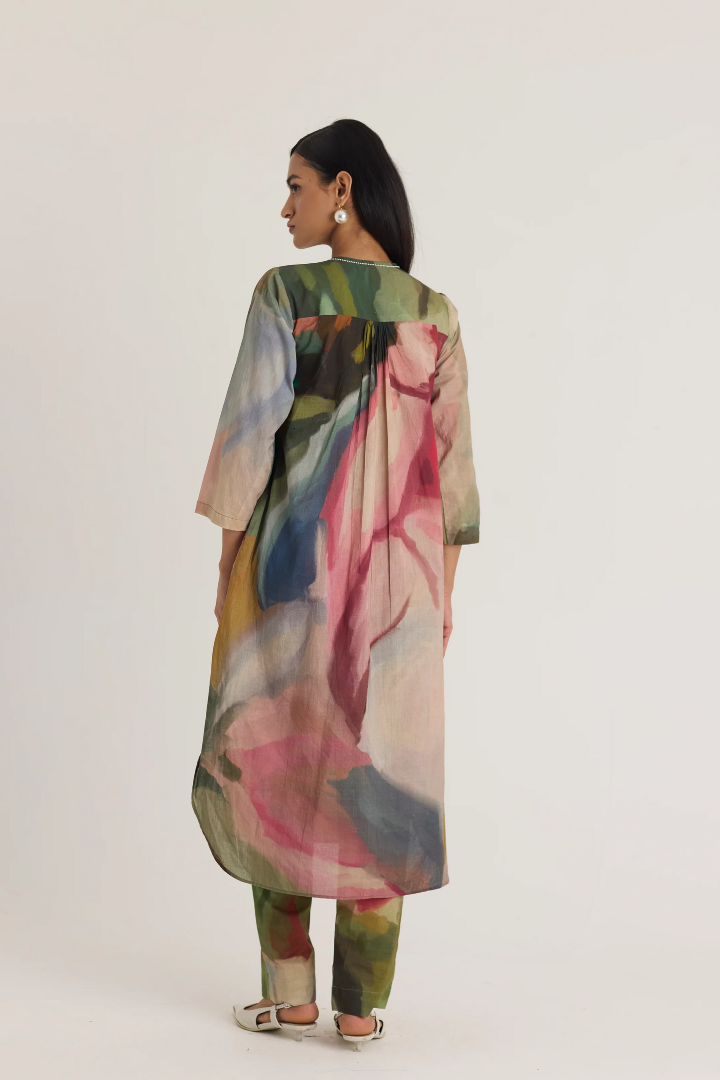 Tilly Long Cotton Kurta Set