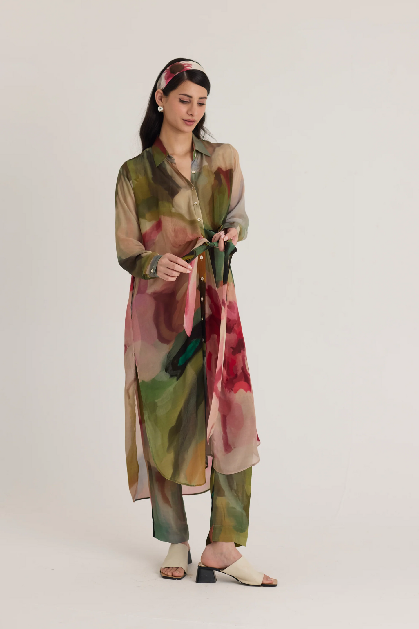 Tilly Wrap Kurta Set