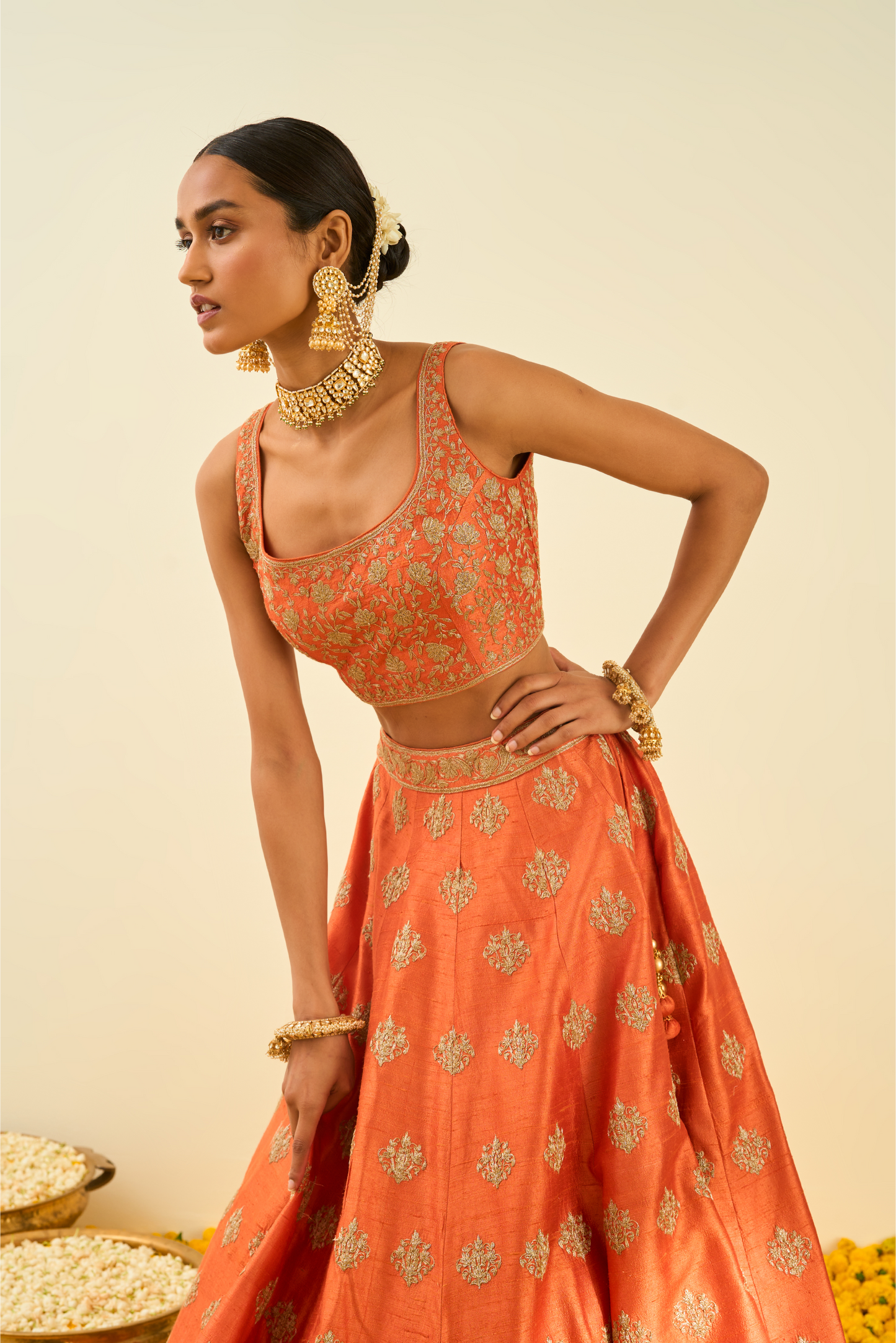 Mahira Lehenga with Blouse and Dupatta