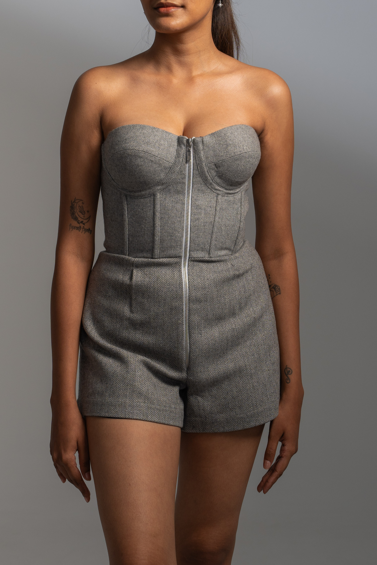 Pebble Zip Up Jumpsuit