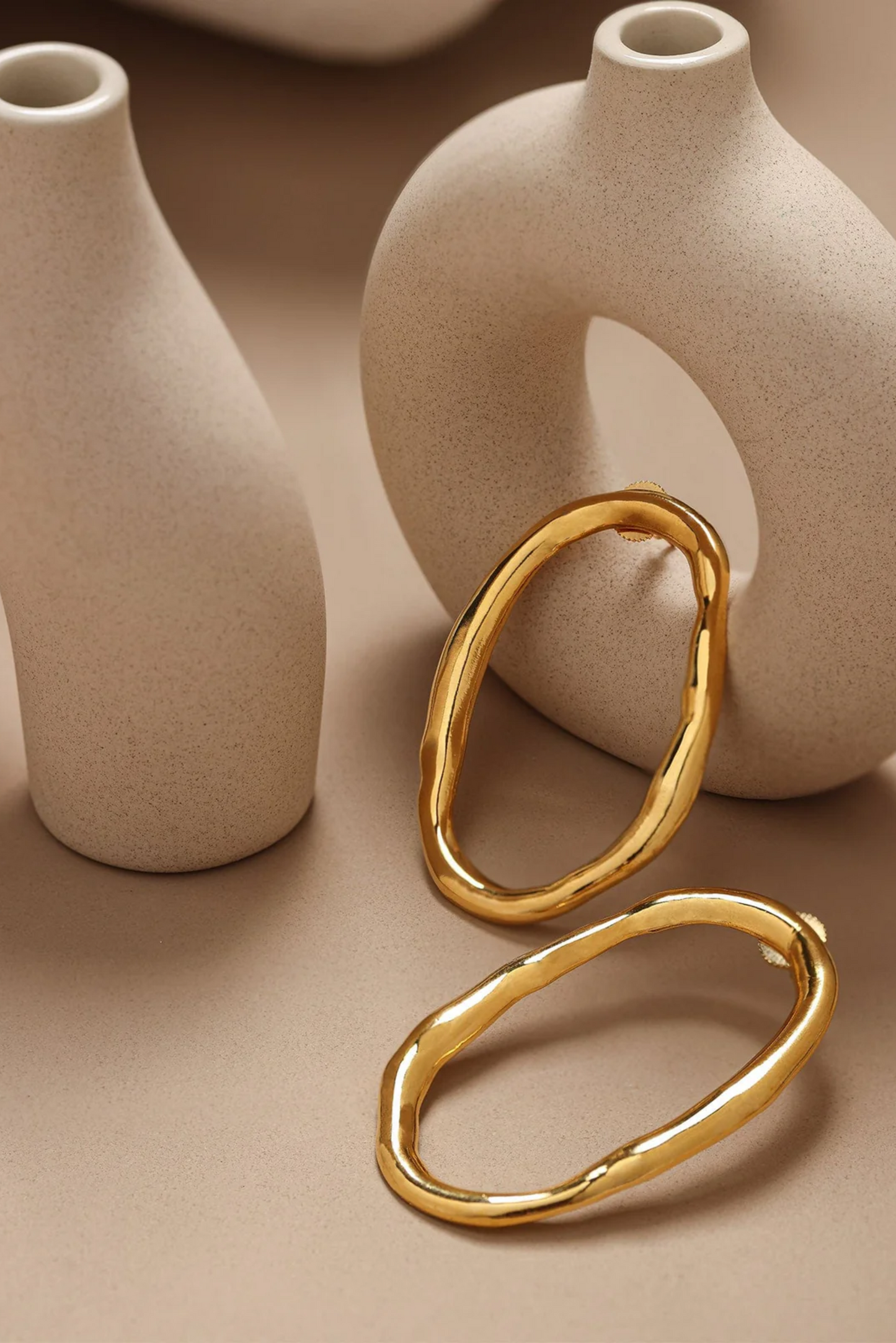 Lumi Hoop Earrings - Golden