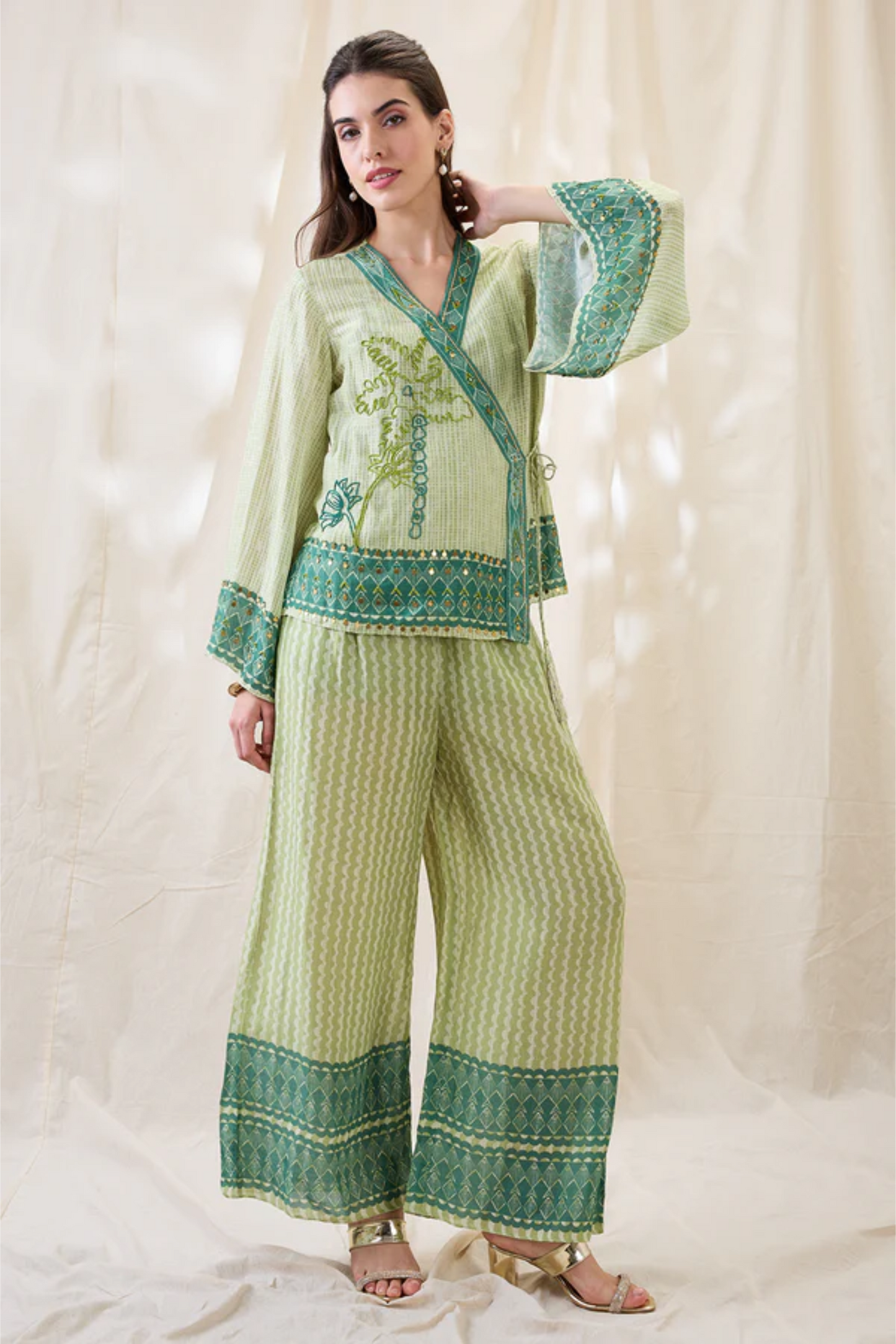 Noorani Embellished Angarkha Set