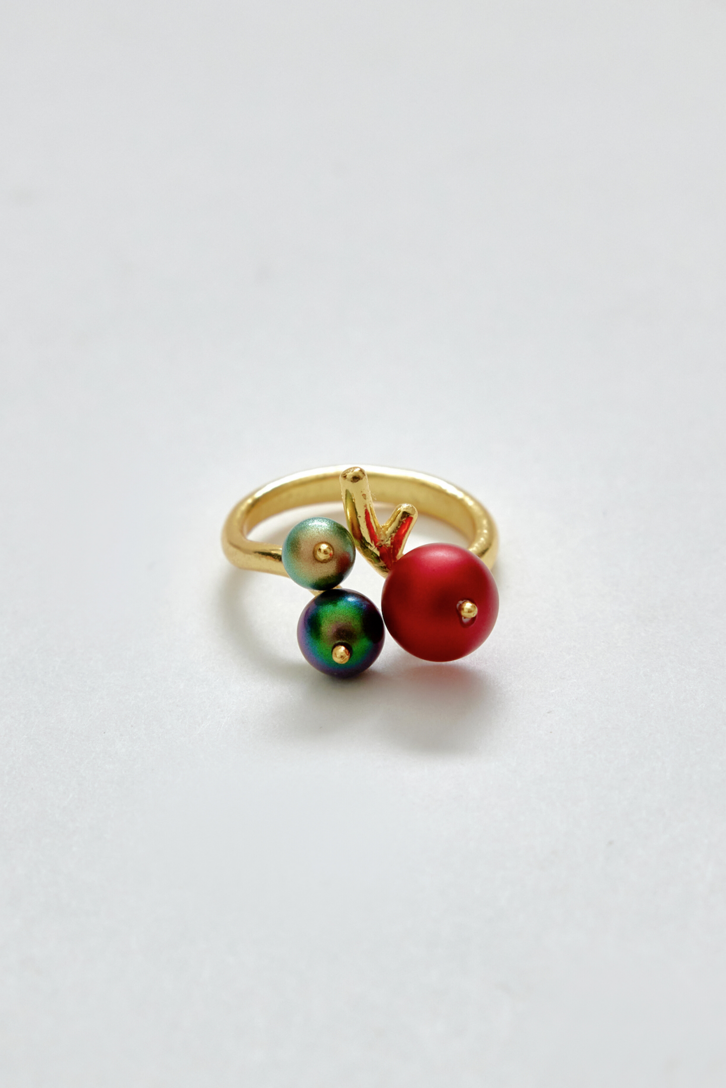 Java Ring - Red and Green