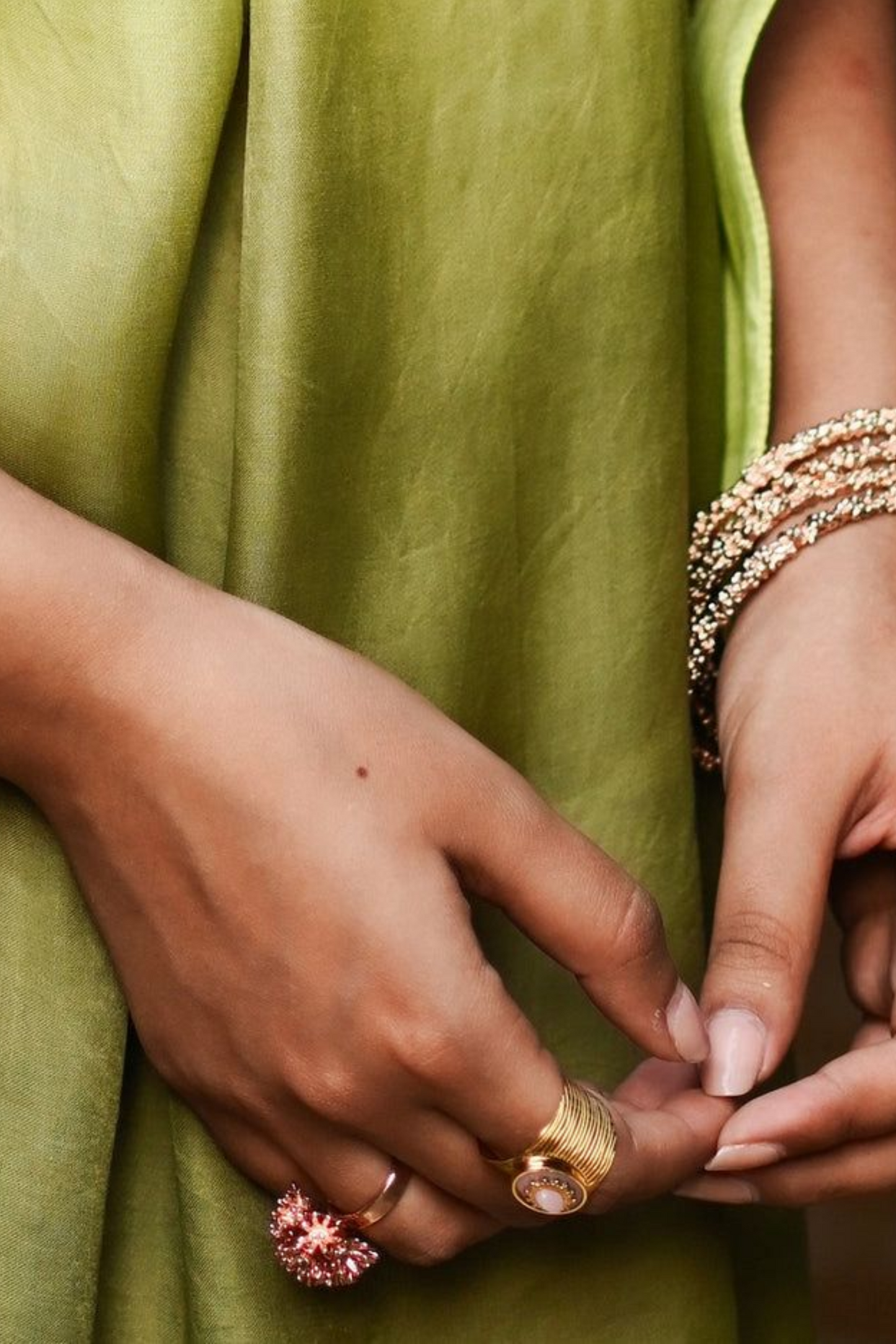 Sunshine Mini Pearl Ring Rose Gold