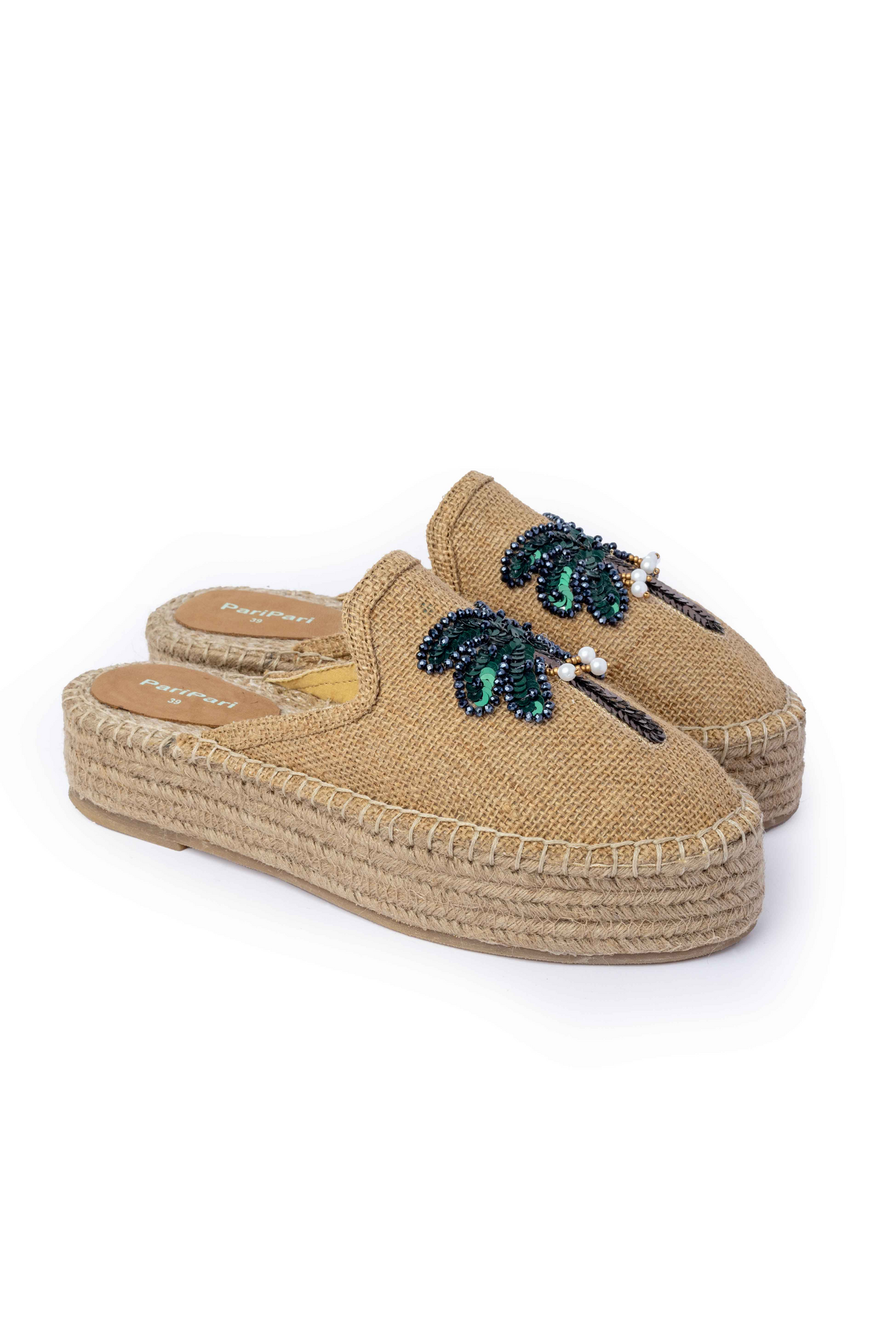 Coco Beige Espadrilles Platform