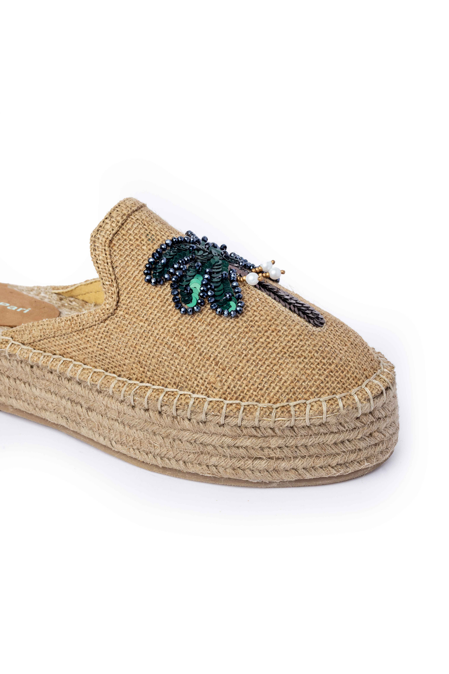 Coco Beige Espadrilles Platform