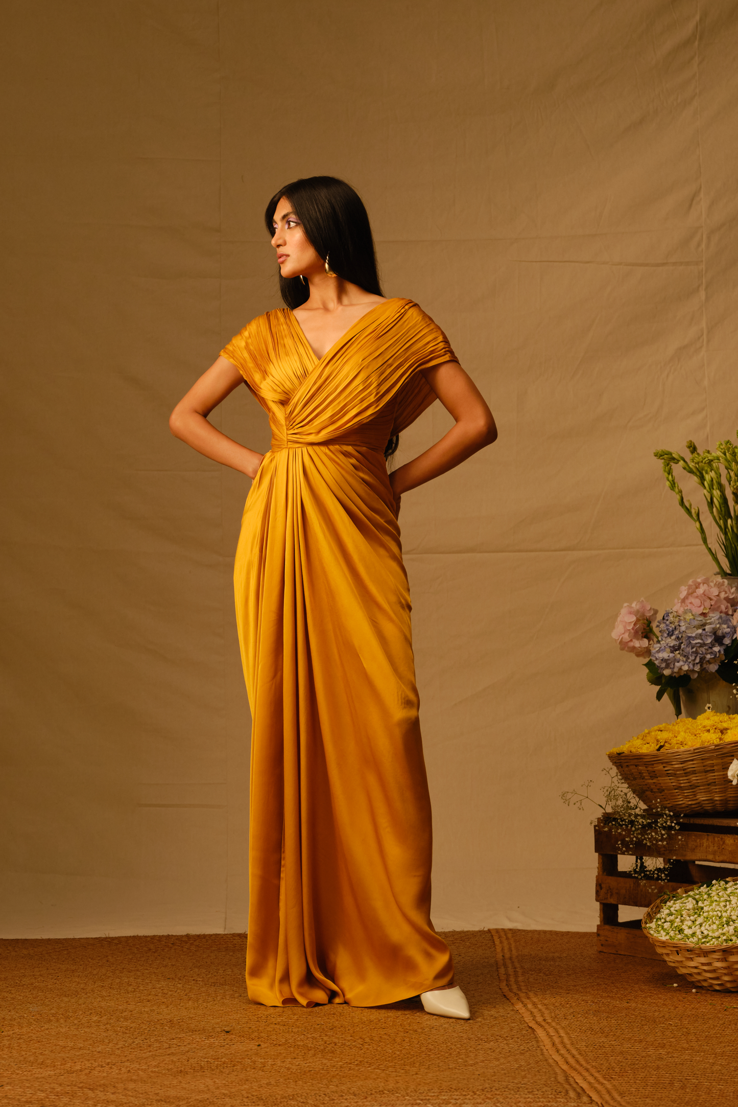 Golden Glow Dress