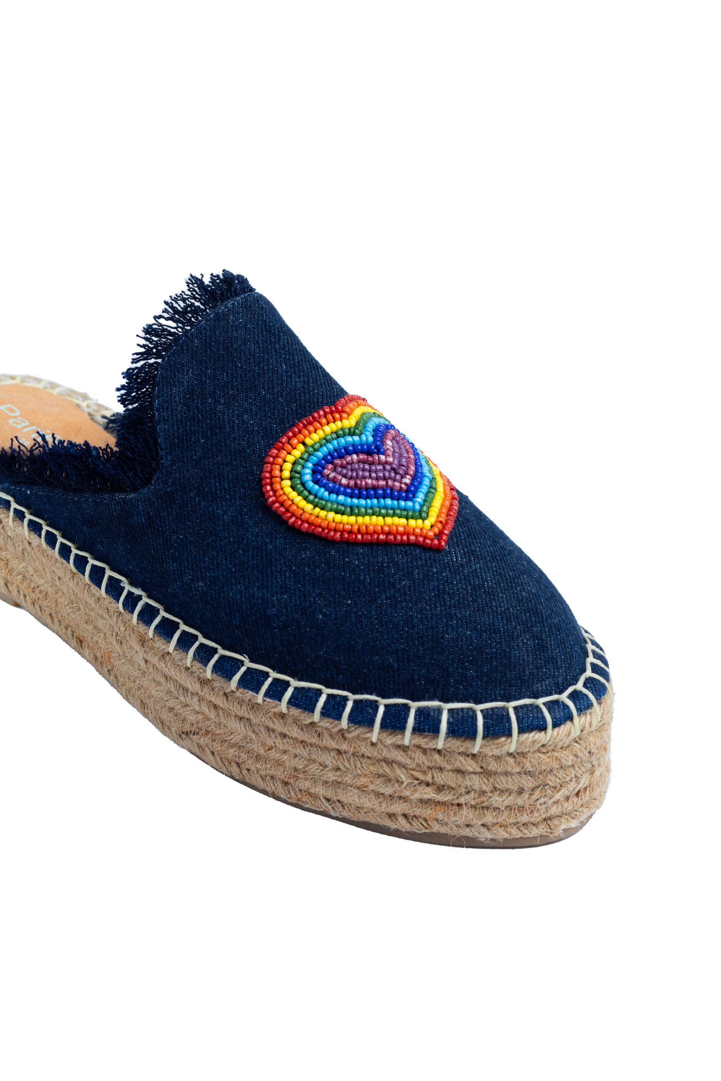 Heartbeat Espadrilles Dark Denim Platform