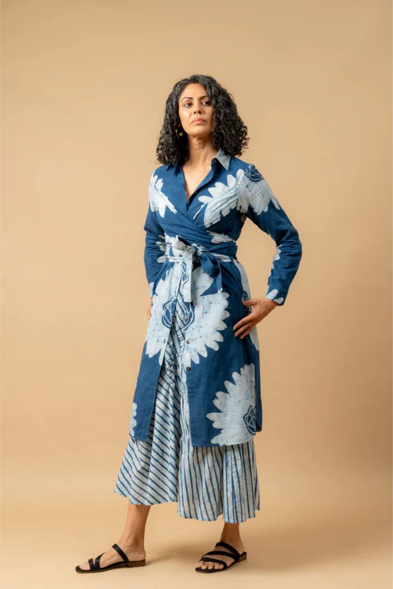 THEA BATIK FLOWER TUNIC