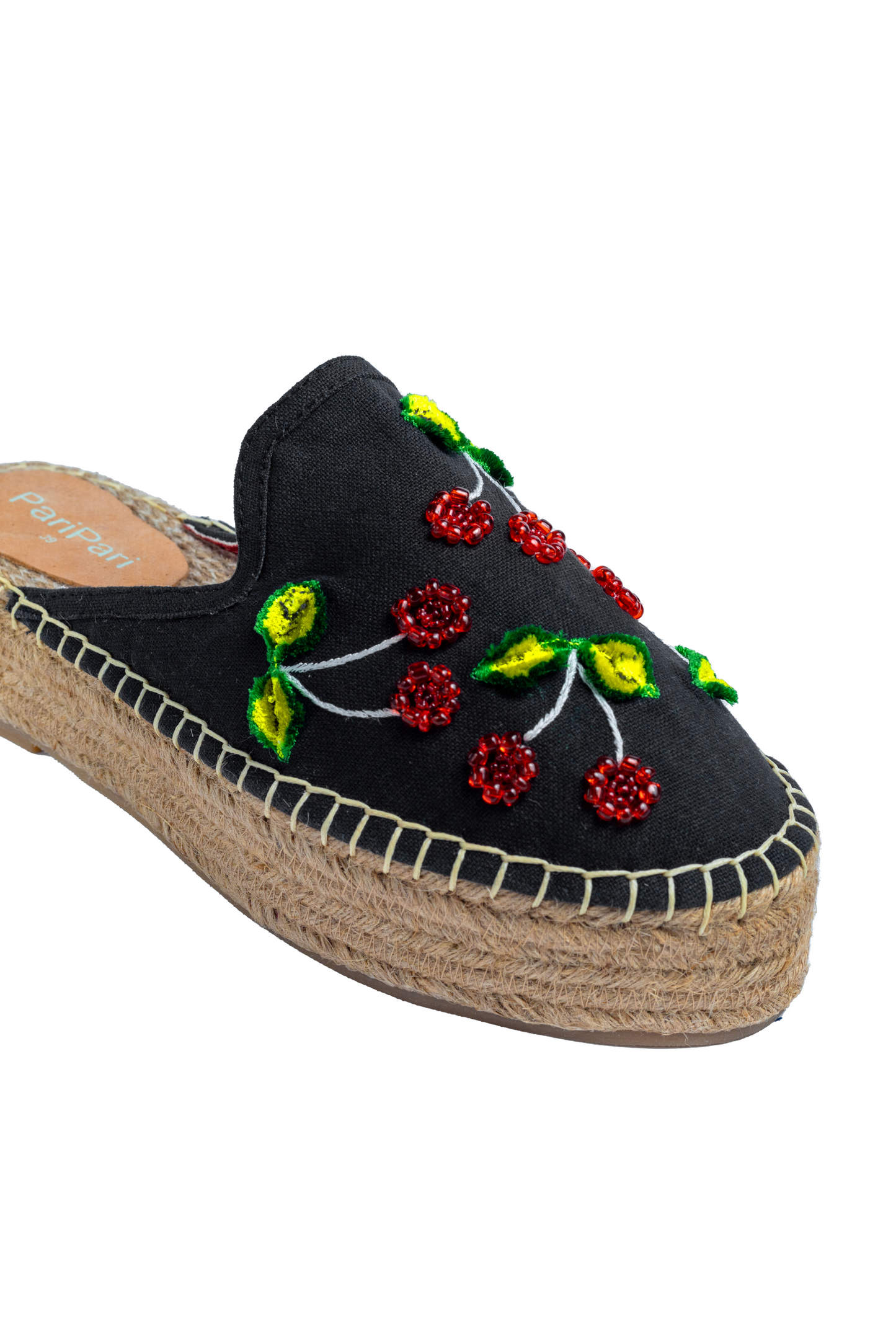 Mon Cherie Espadrilles Black Platform