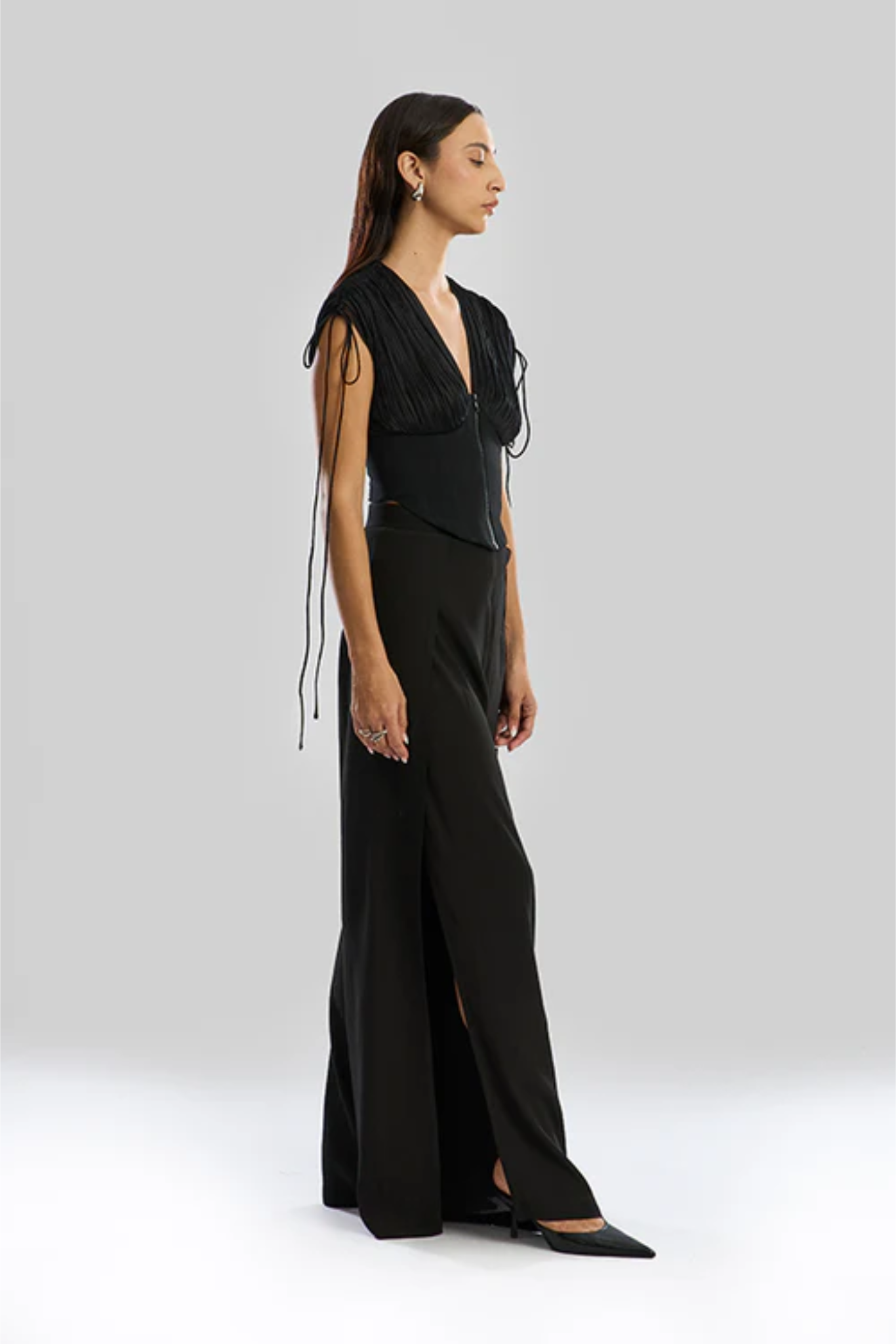 Veronica Corset in Crepe