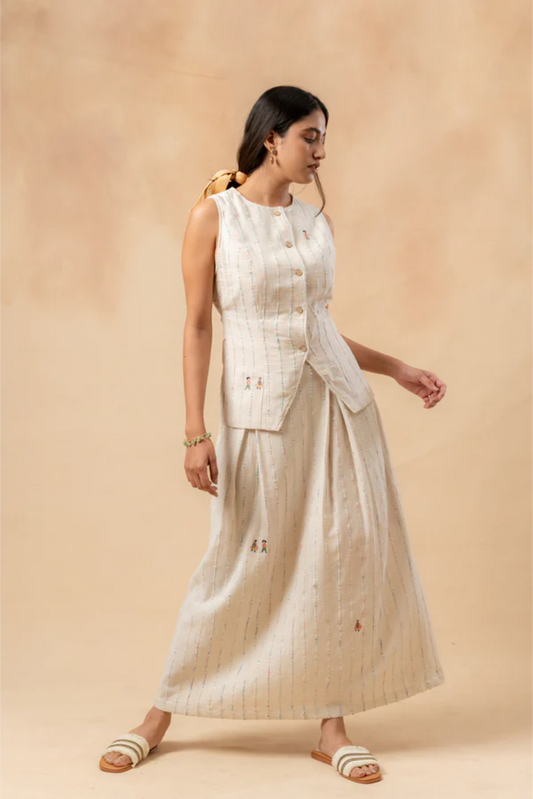 MARGARET UPCYCLED COTTON SKIRT